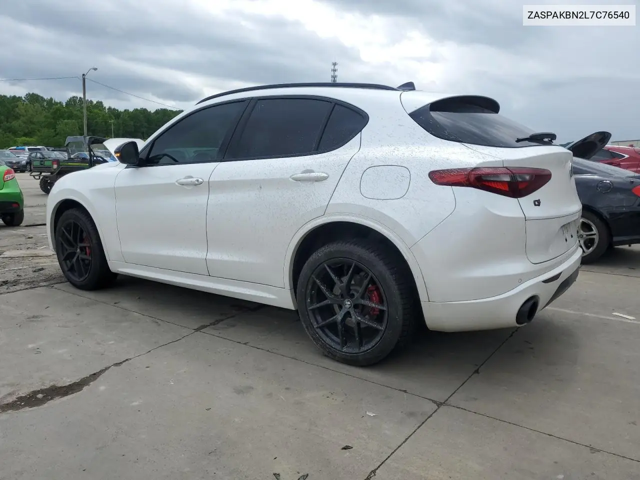 2020 Alfa Romeo Stelvio Ti VIN: ZASPAKBN2L7C76540 Lot: 56097955