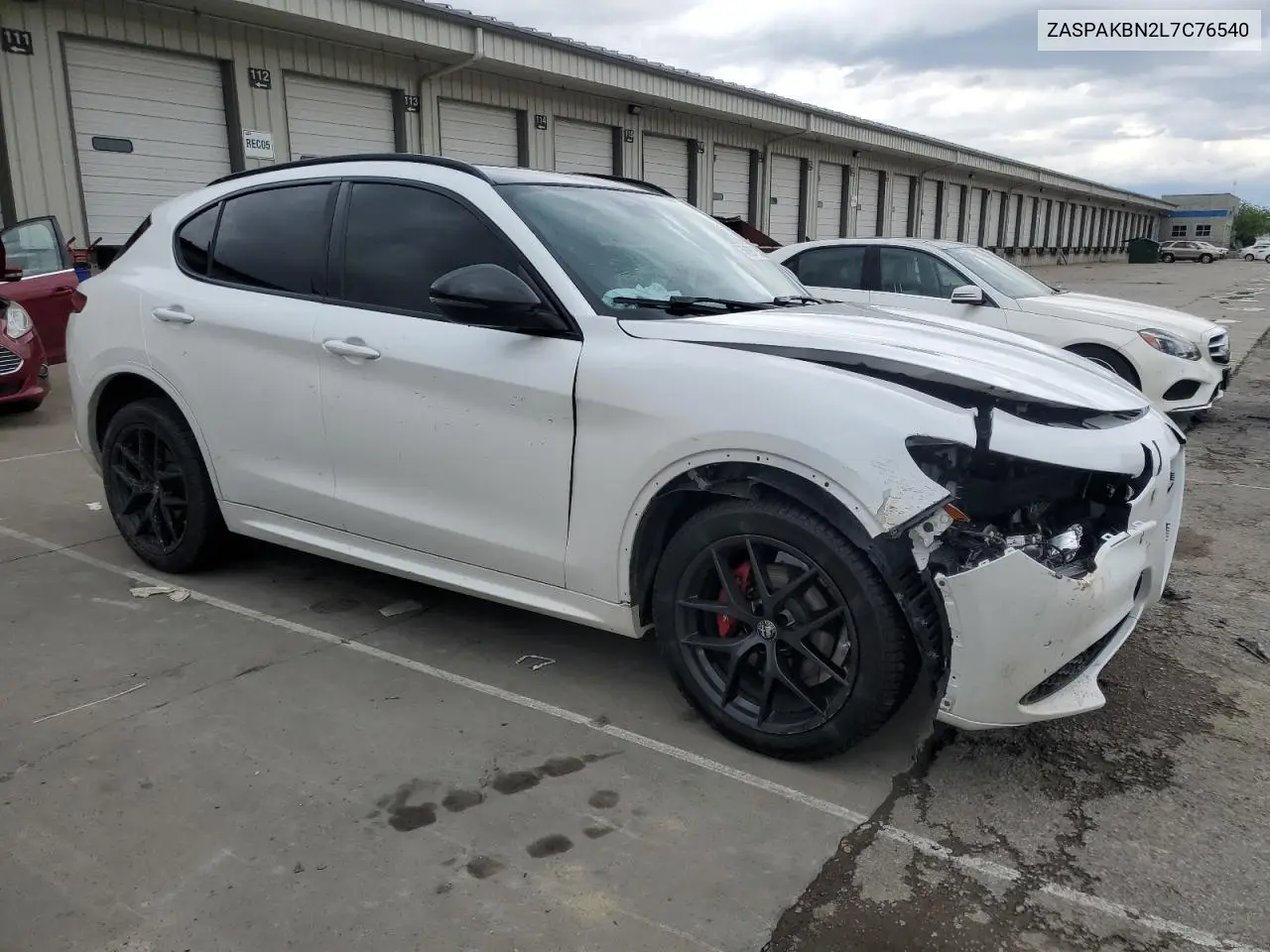 2020 Alfa Romeo Stelvio Ti VIN: ZASPAKBN2L7C76540 Lot: 56097955