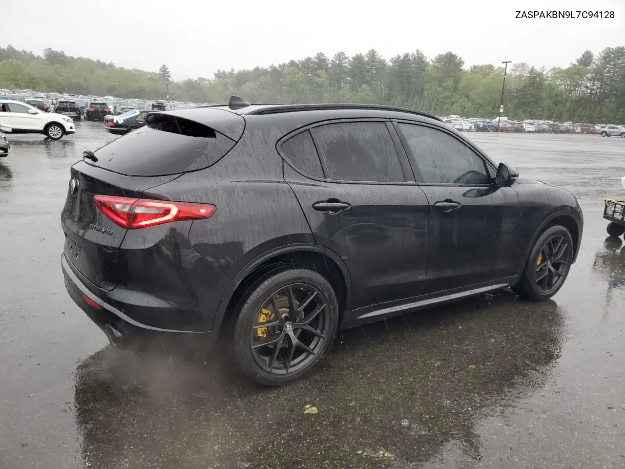 2020 Alfa Romeo Stelvio Ti VIN: ZASPAKBN9L7C94128 Lot: 56129775
