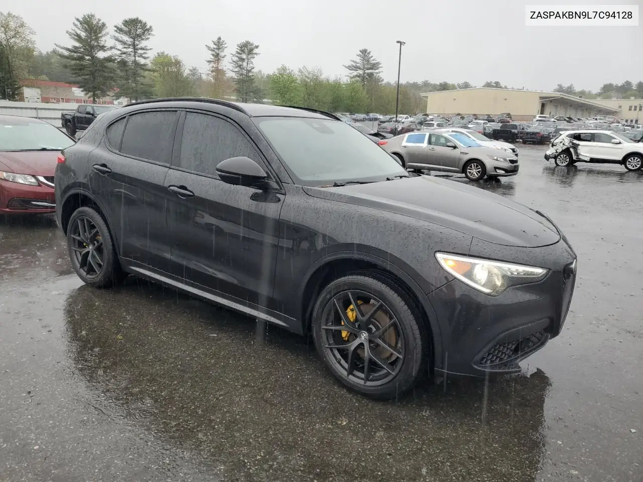 2020 Alfa Romeo Stelvio Ti VIN: ZASPAKBN9L7C94128 Lot: 56129775