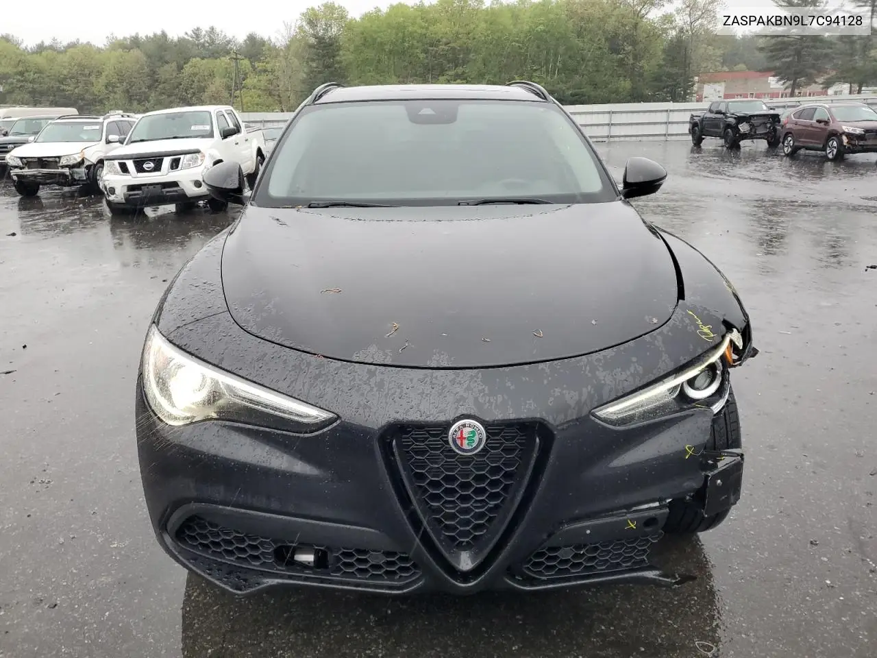 2020 Alfa Romeo Stelvio Ti VIN: ZASPAKBN9L7C94128 Lot: 56129775