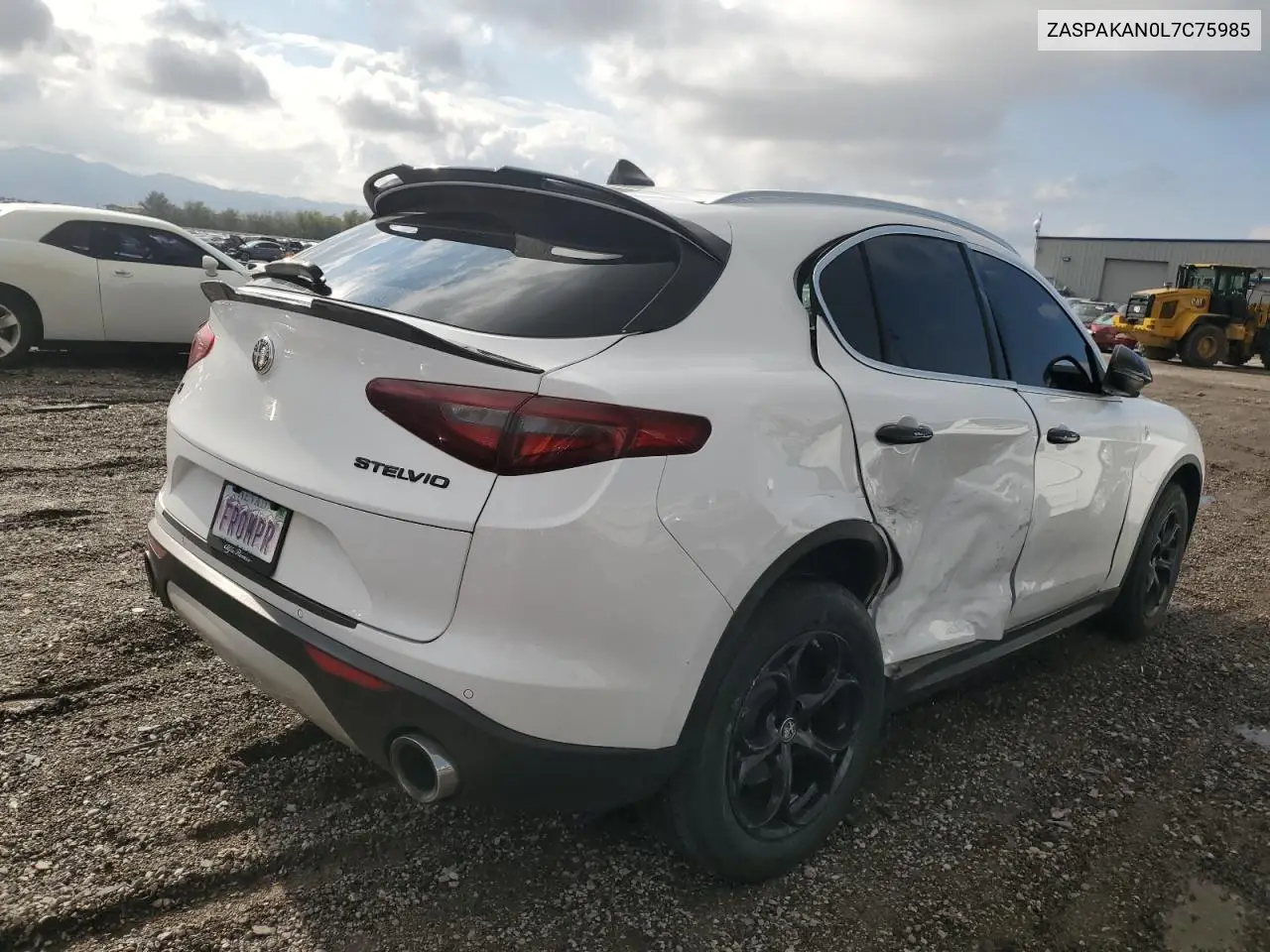 2020 Alfa Romeo Stelvio VIN: ZASPAKAN0L7C75985 Lot: 56137875