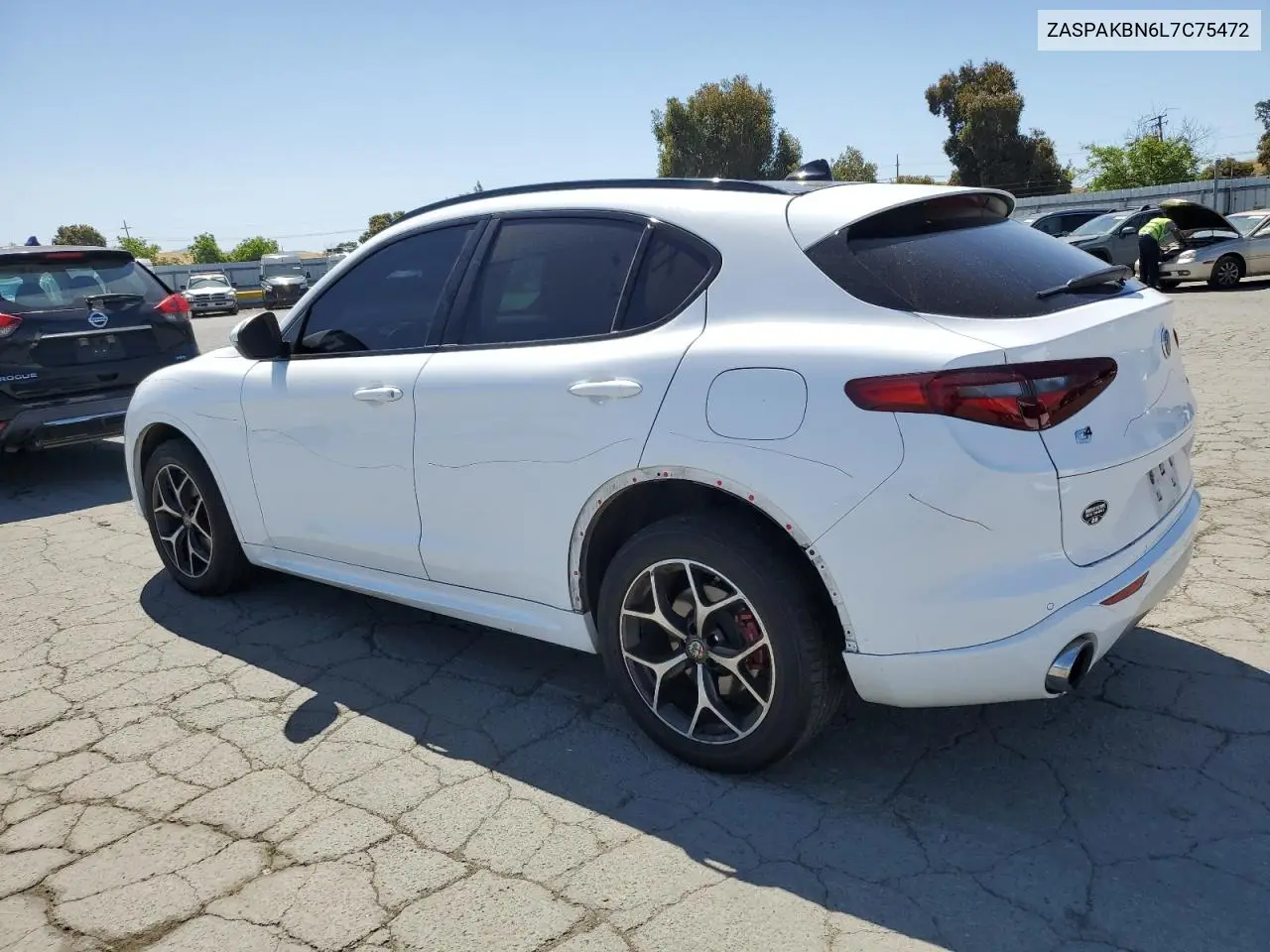 2020 Alfa Romeo Stelvio Ti VIN: ZASPAKBN6L7C75472 Lot: 56969995