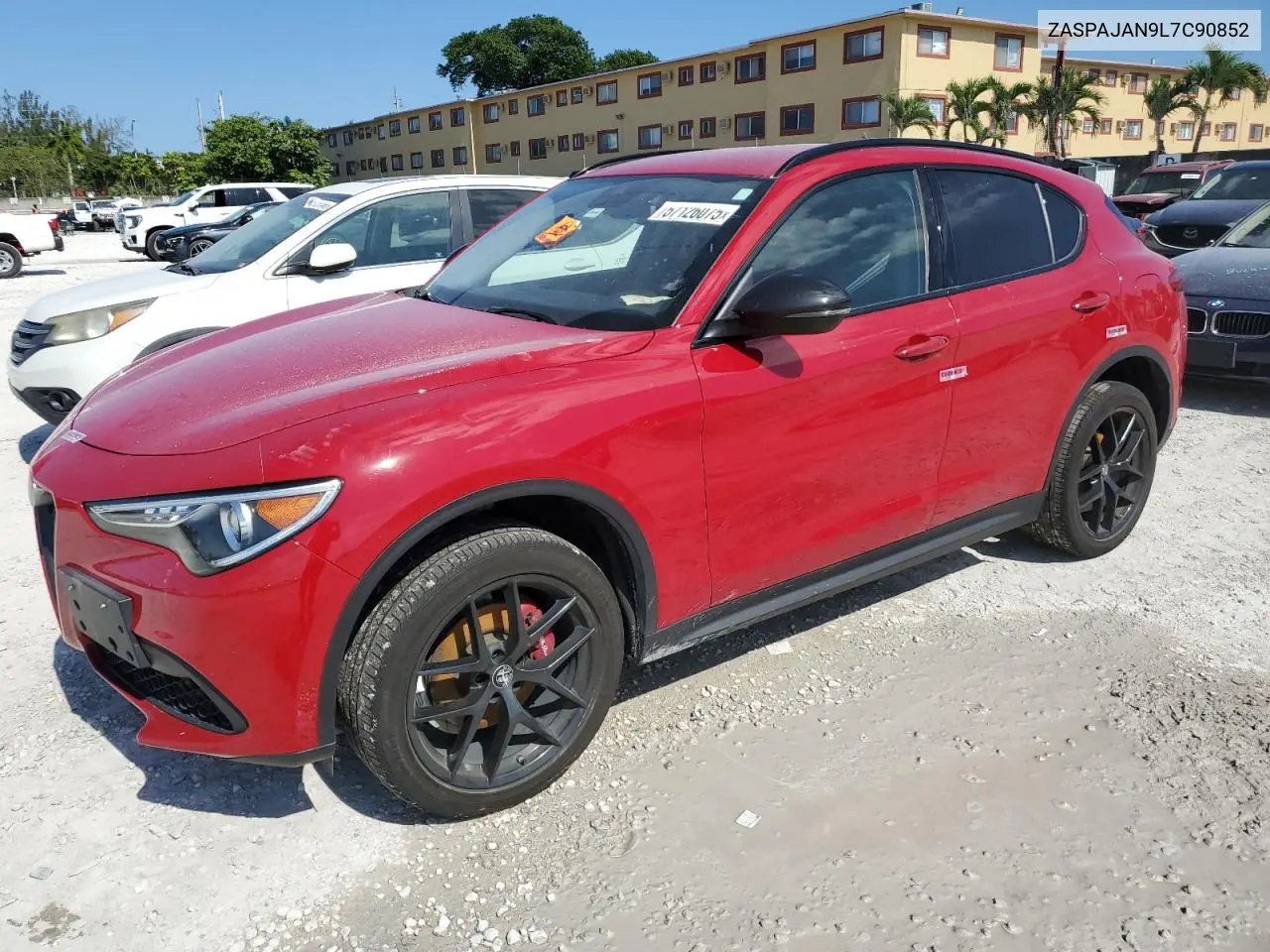 2020 Alfa Romeo Stelvio VIN: ZASPAJAN9L7C90852 Lot: 57126075