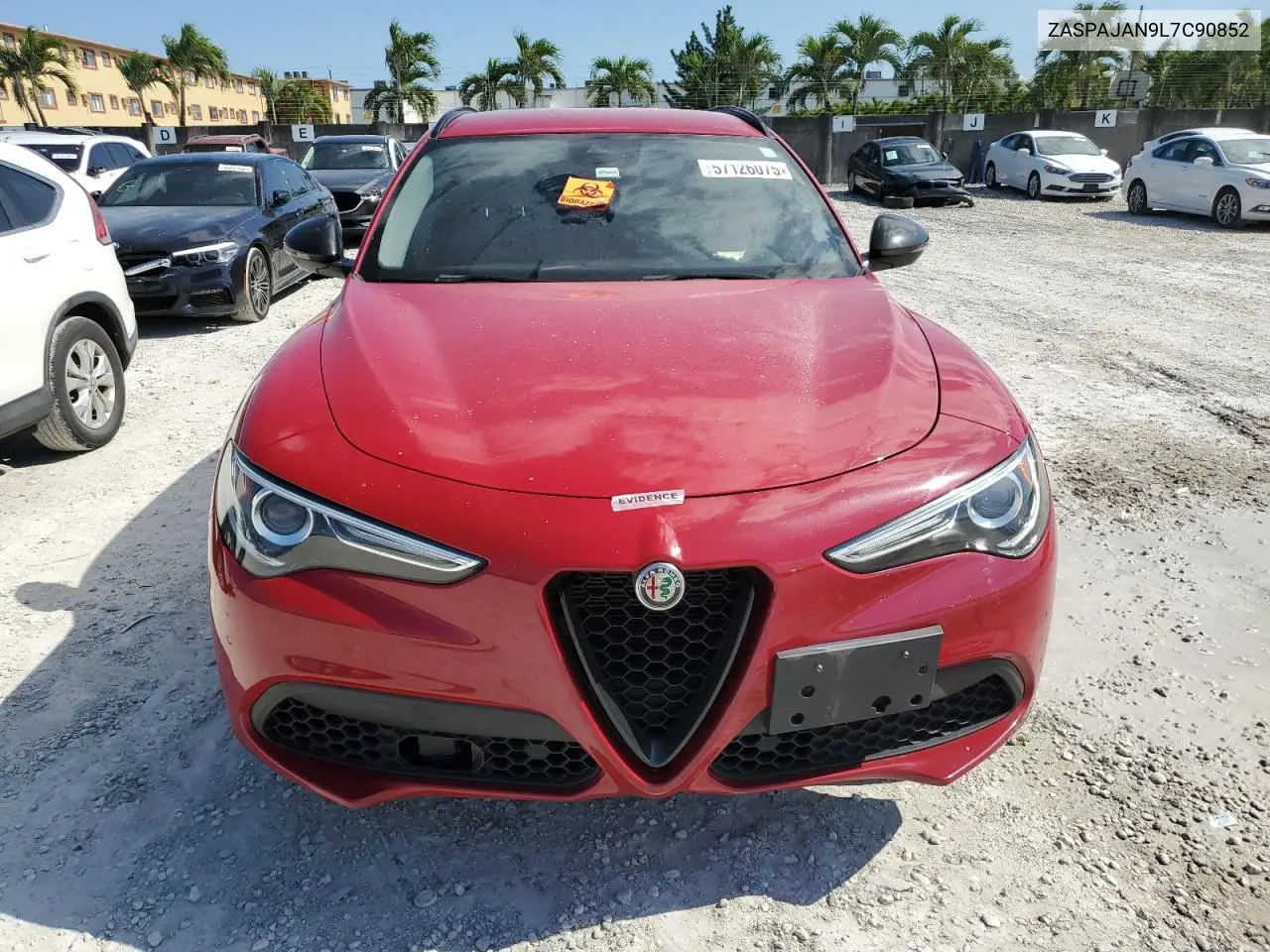 2020 Alfa Romeo Stelvio VIN: ZASPAJAN9L7C90852 Lot: 57126075