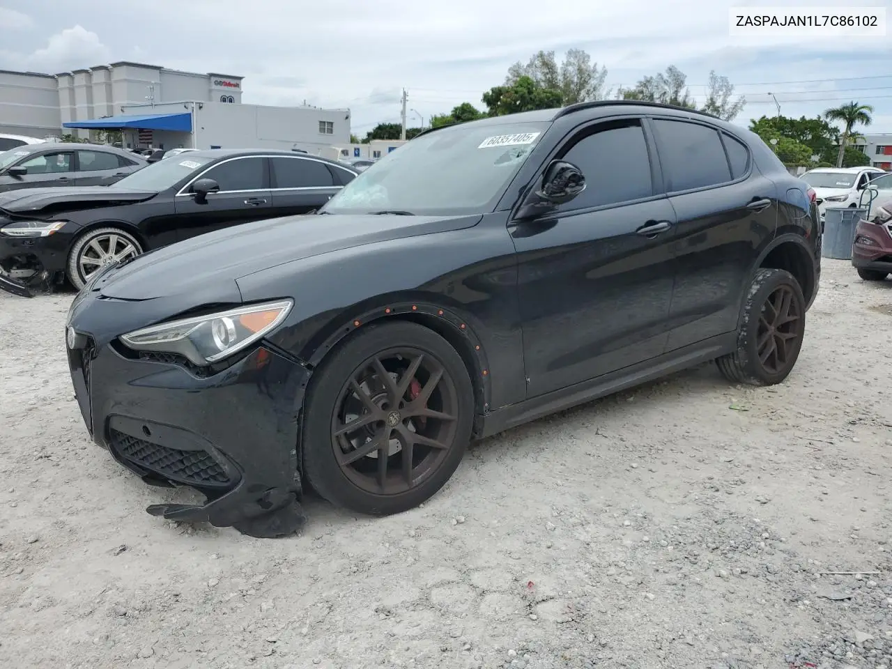 2020 Alfa Romeo Stelvio VIN: ZASPAJAN1L7C86102 Lot: 60357405