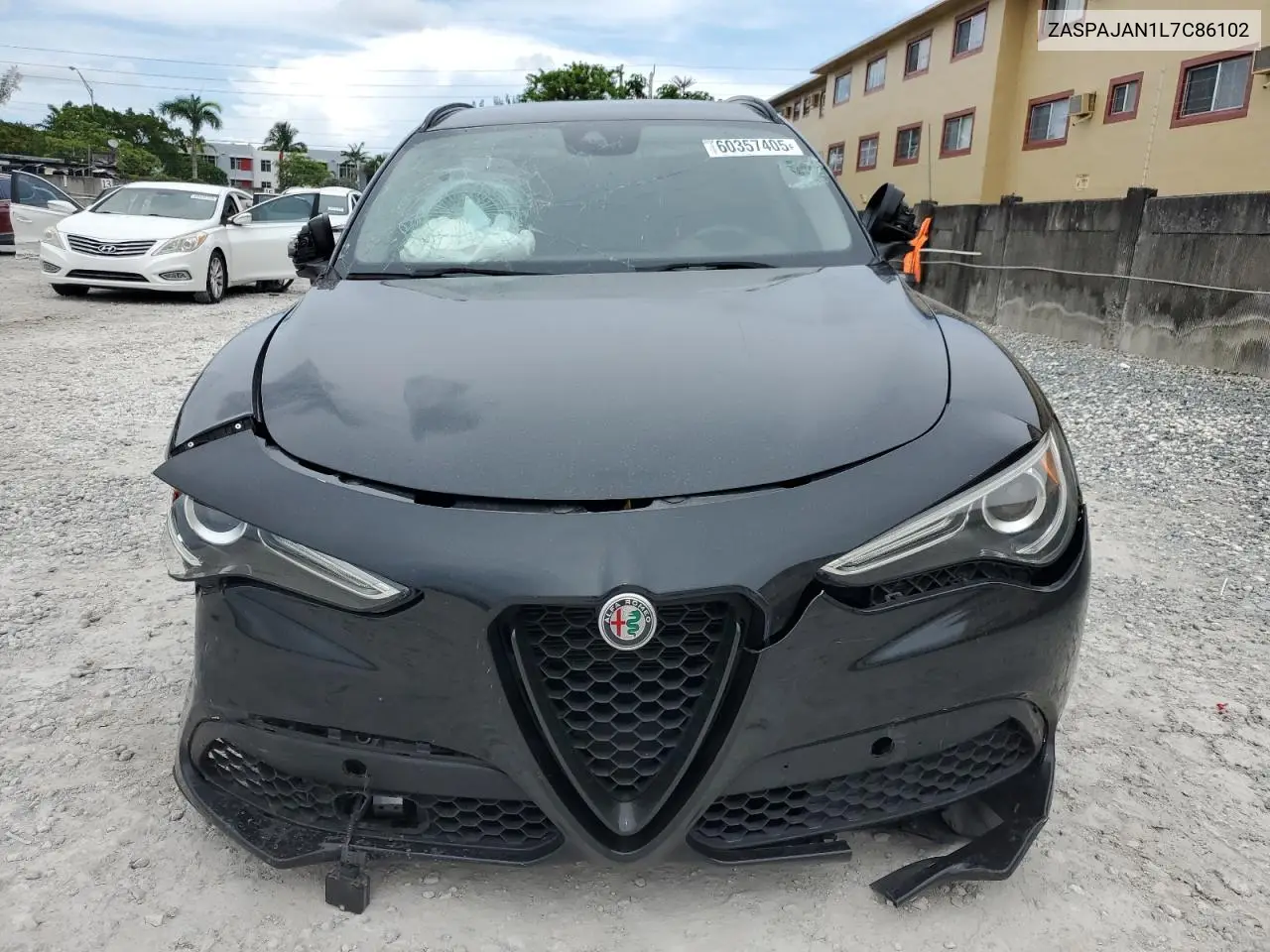 2020 Alfa Romeo Stelvio VIN: ZASPAJAN1L7C86102 Lot: 60357405