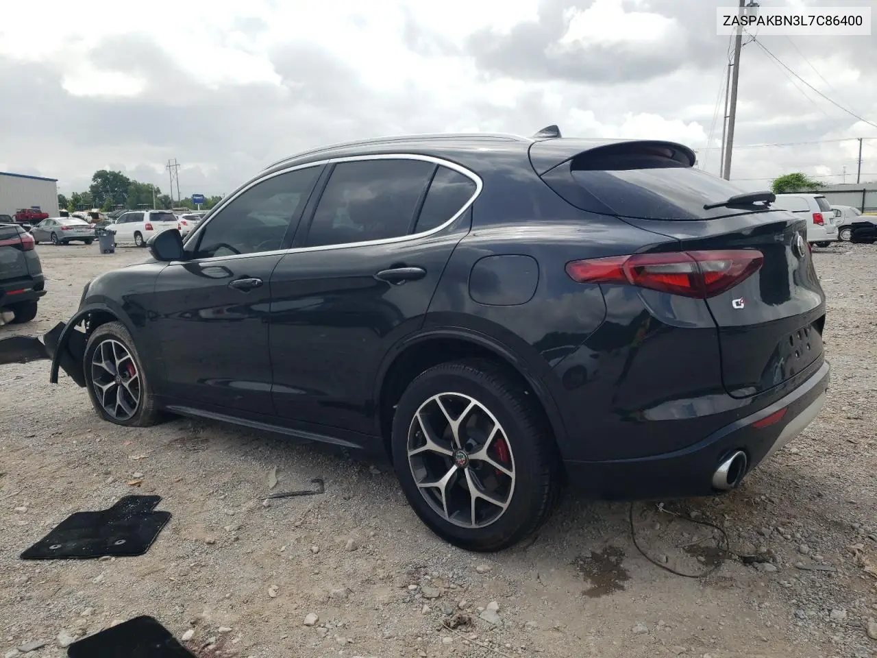2020 Alfa Romeo Stelvio Ti VIN: ZASPAKBN3L7C86400 Lot: 60378475