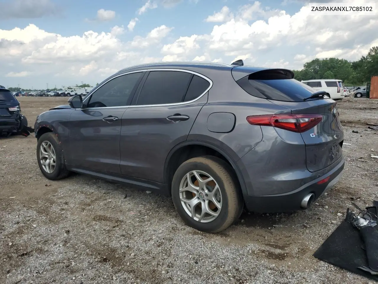 2020 Alfa Romeo Stelvio VIN: ZASPAKANXL7C85102 Lot: 61563535