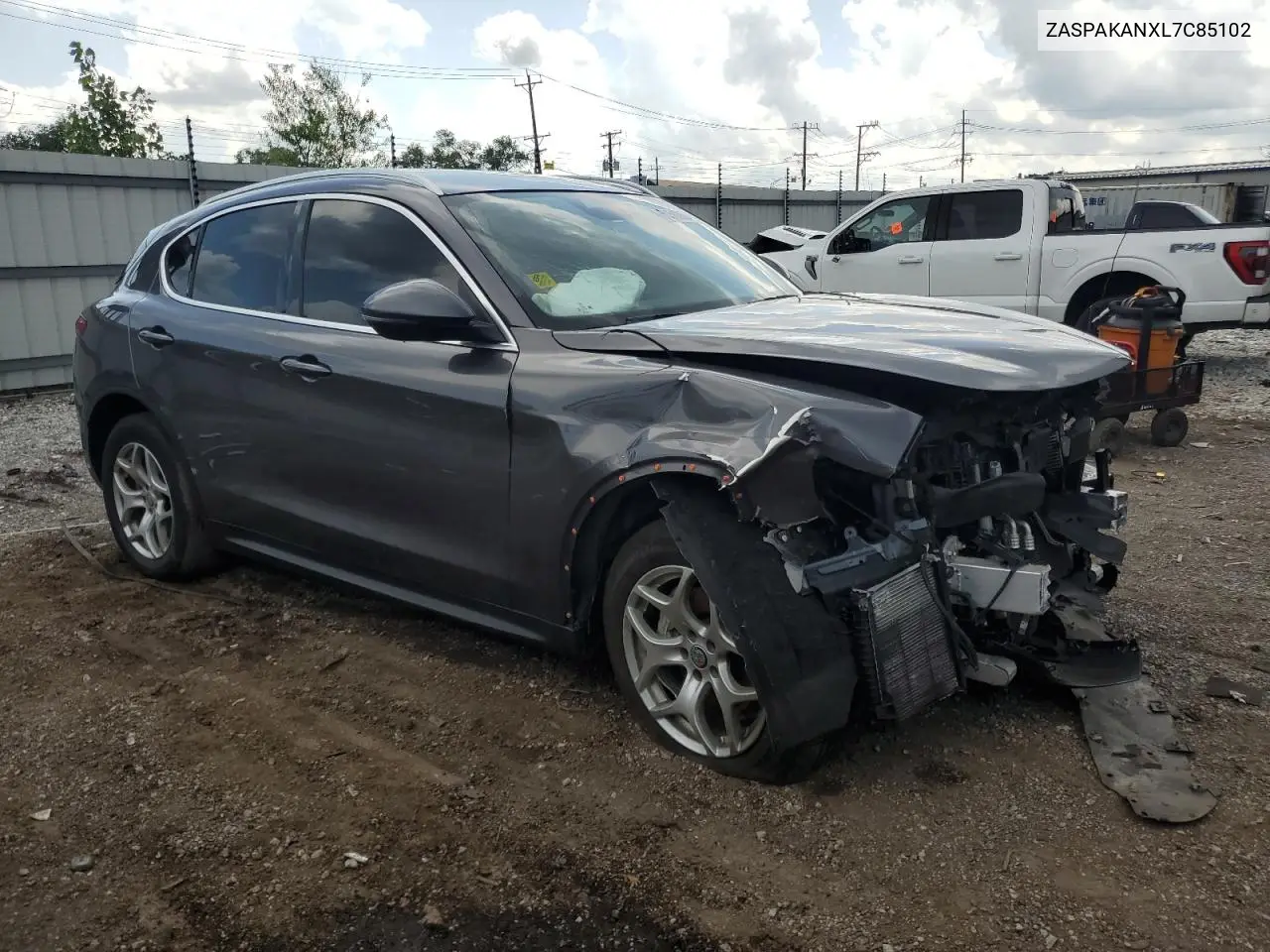 2020 Alfa Romeo Stelvio VIN: ZASPAKANXL7C85102 Lot: 61563535