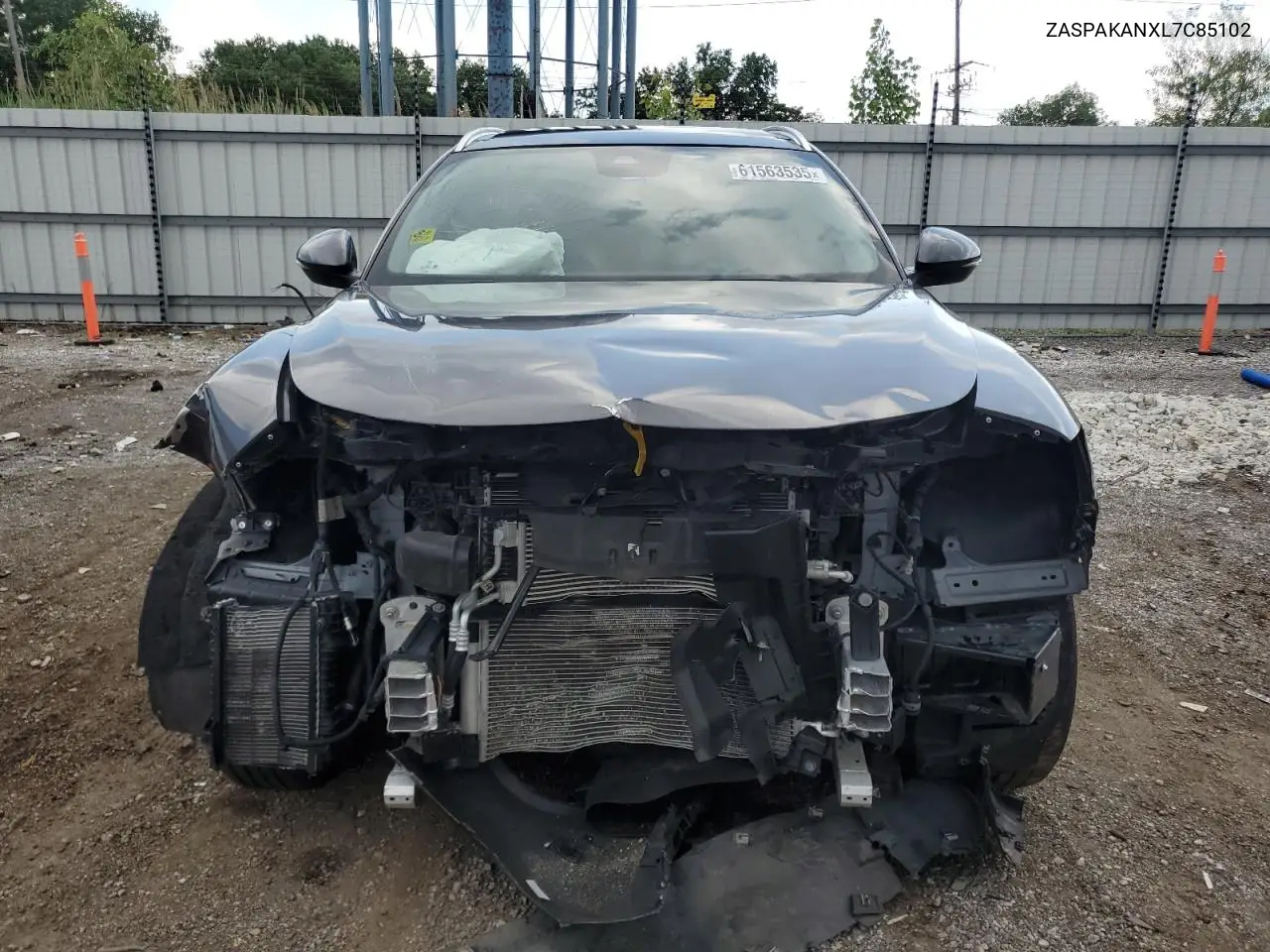 2020 Alfa Romeo Stelvio VIN: ZASPAKANXL7C85102 Lot: 61563535