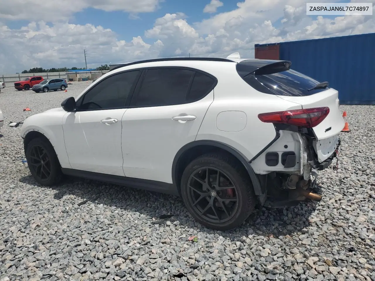 2020 Alfa Romeo Stelvio VIN: ZASPAJAN6L7C74897 Lot: 61764325