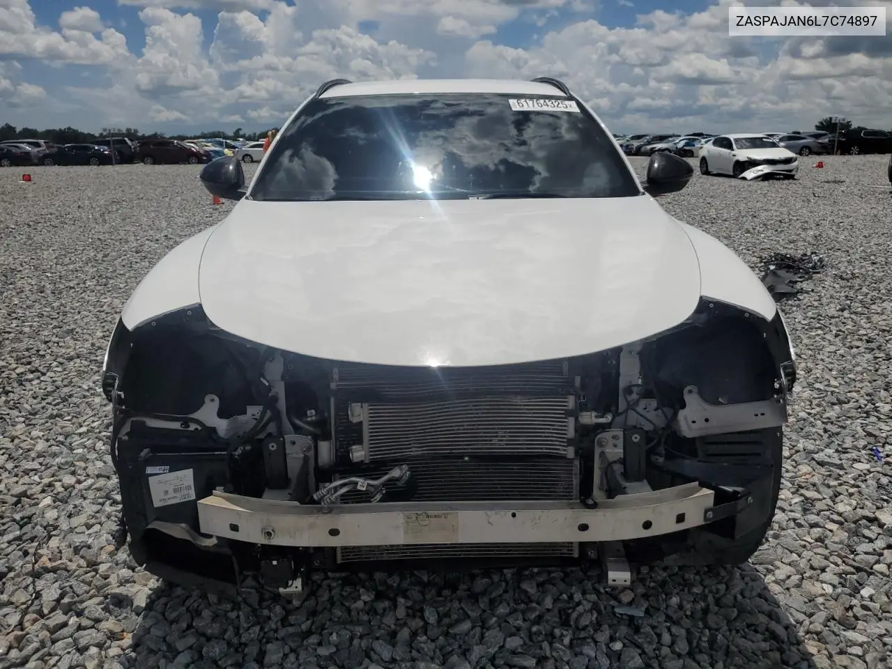 2020 Alfa Romeo Stelvio VIN: ZASPAJAN6L7C74897 Lot: 61764325