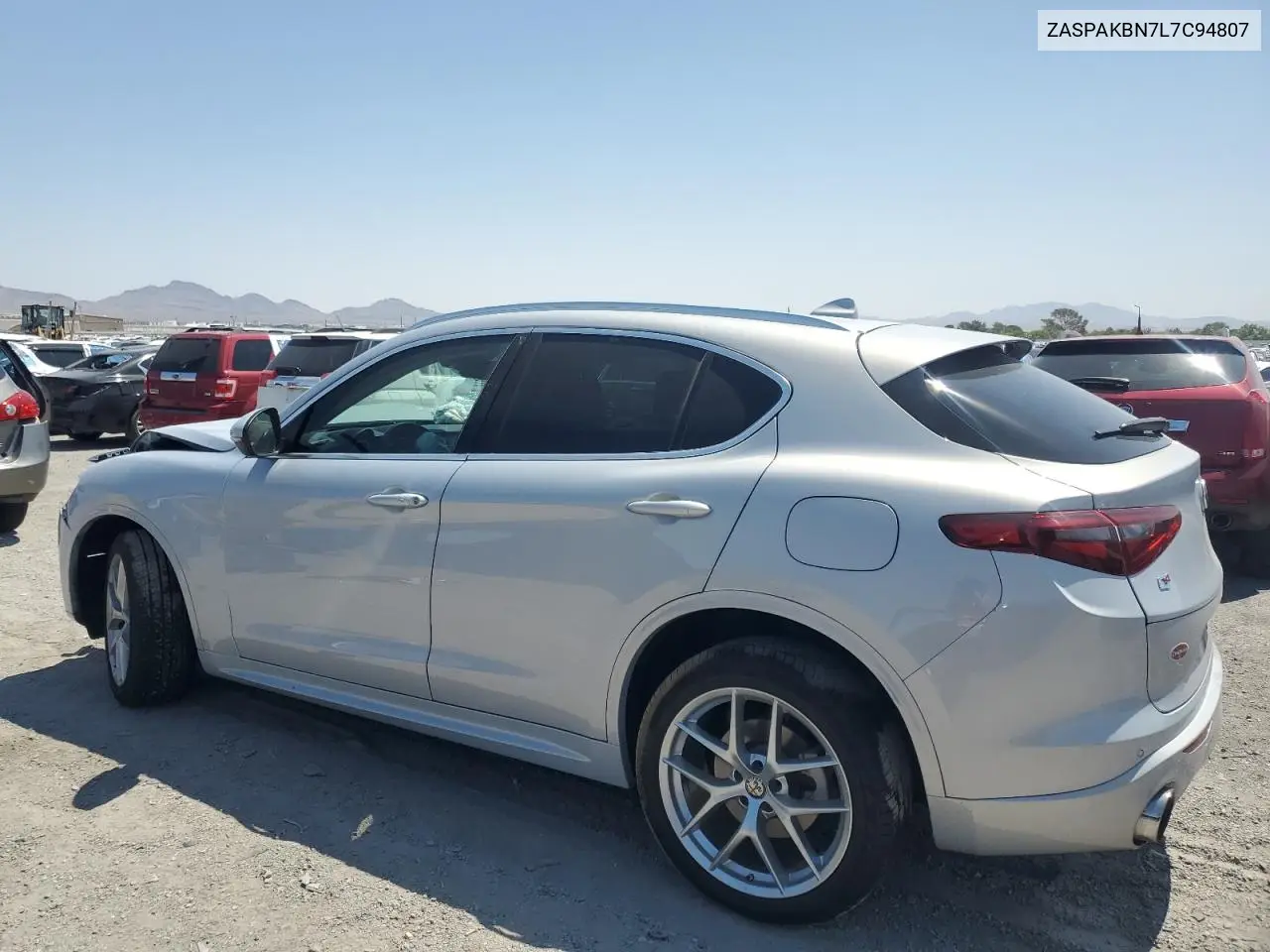 2020 Alfa Romeo Stelvio Ti VIN: ZASPAKBN7L7C94807 Lot: 62432225