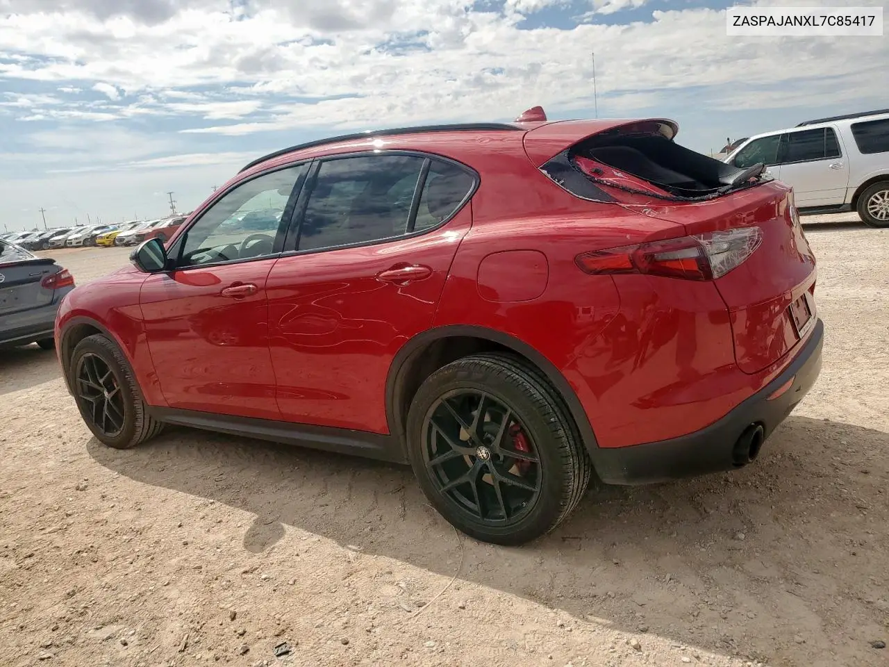 2020 Alfa Romeo Stelvio VIN: ZASPAJANXL7C85417 Lot: 62477495