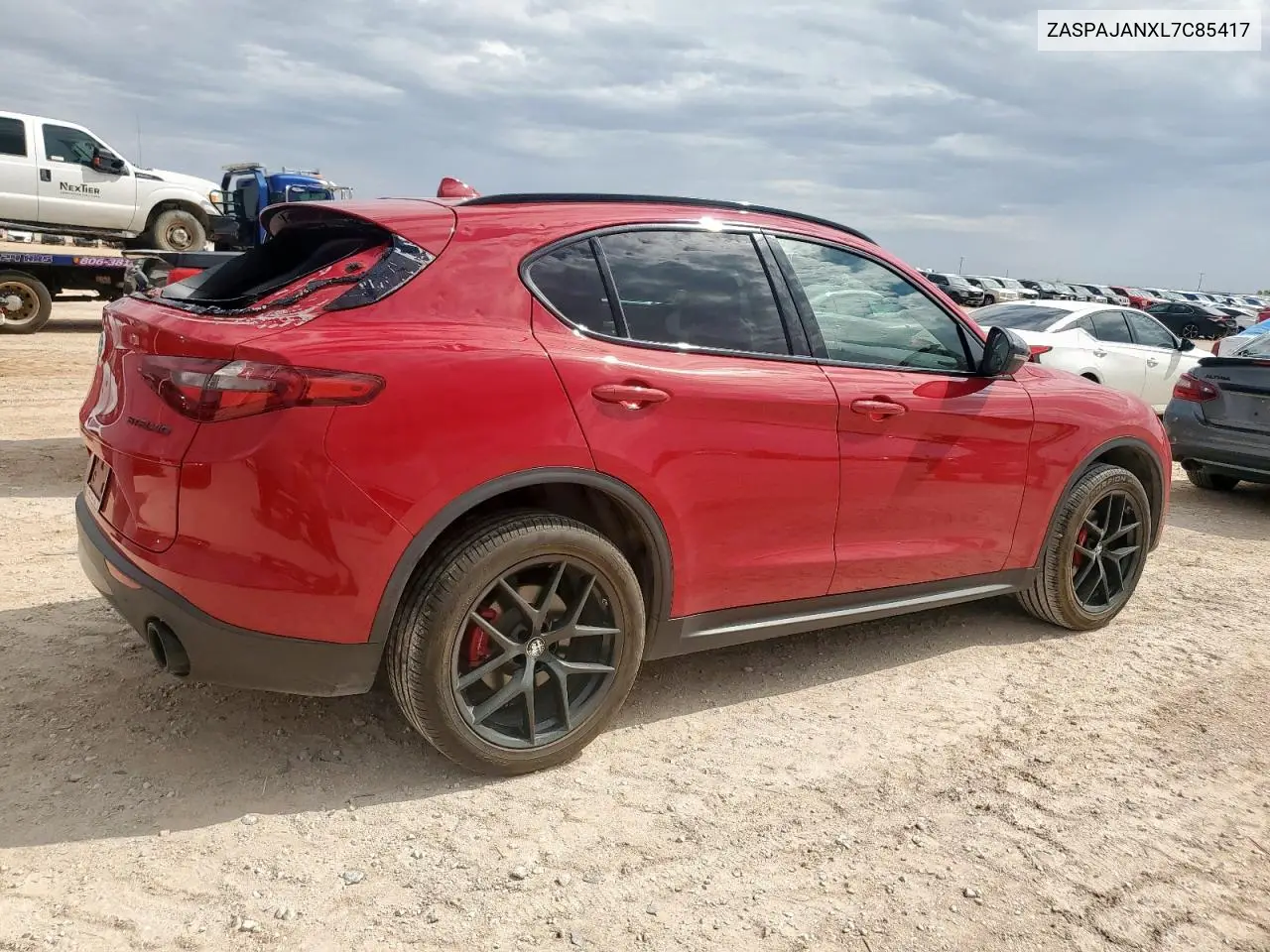 2020 Alfa Romeo Stelvio VIN: ZASPAJANXL7C85417 Lot: 62477495