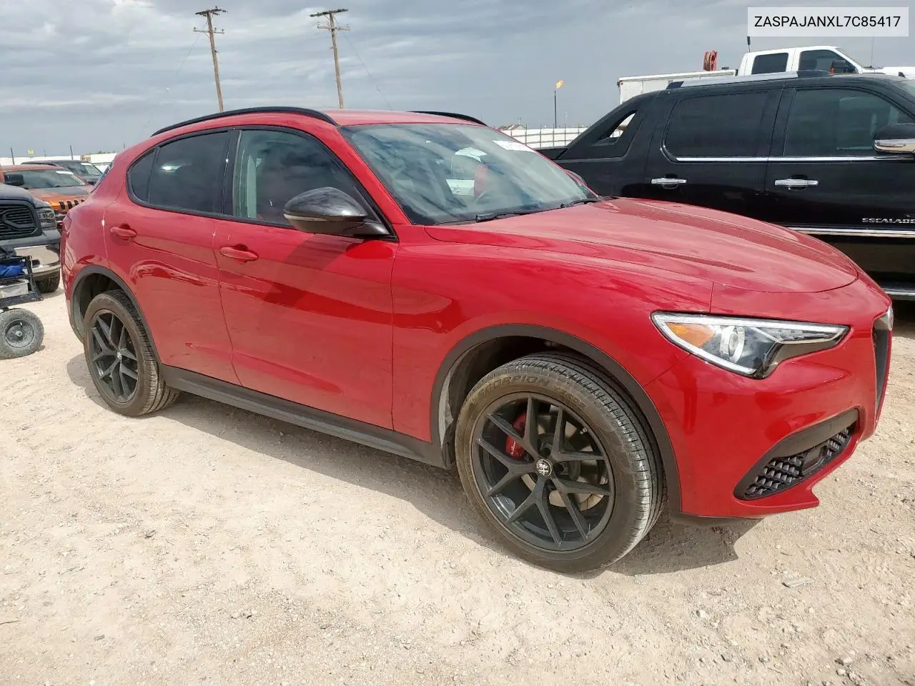 2020 Alfa Romeo Stelvio VIN: ZASPAJANXL7C85417 Lot: 62477495
