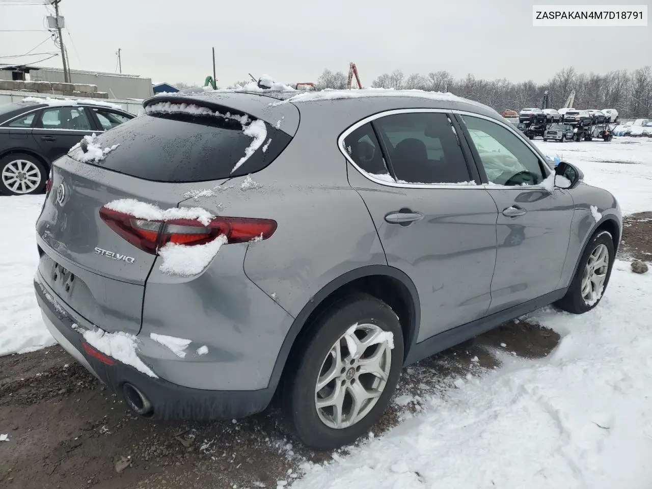 2021 Alfa Romeo Stelvio Sport VIN: ZASPAKAN4M7D18791 Lot: 44765955