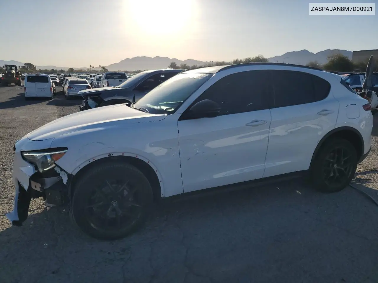 2021 Alfa Romeo Stelvio Sport VIN: ZASPAJAN8M7D00921 Lot: 48017685