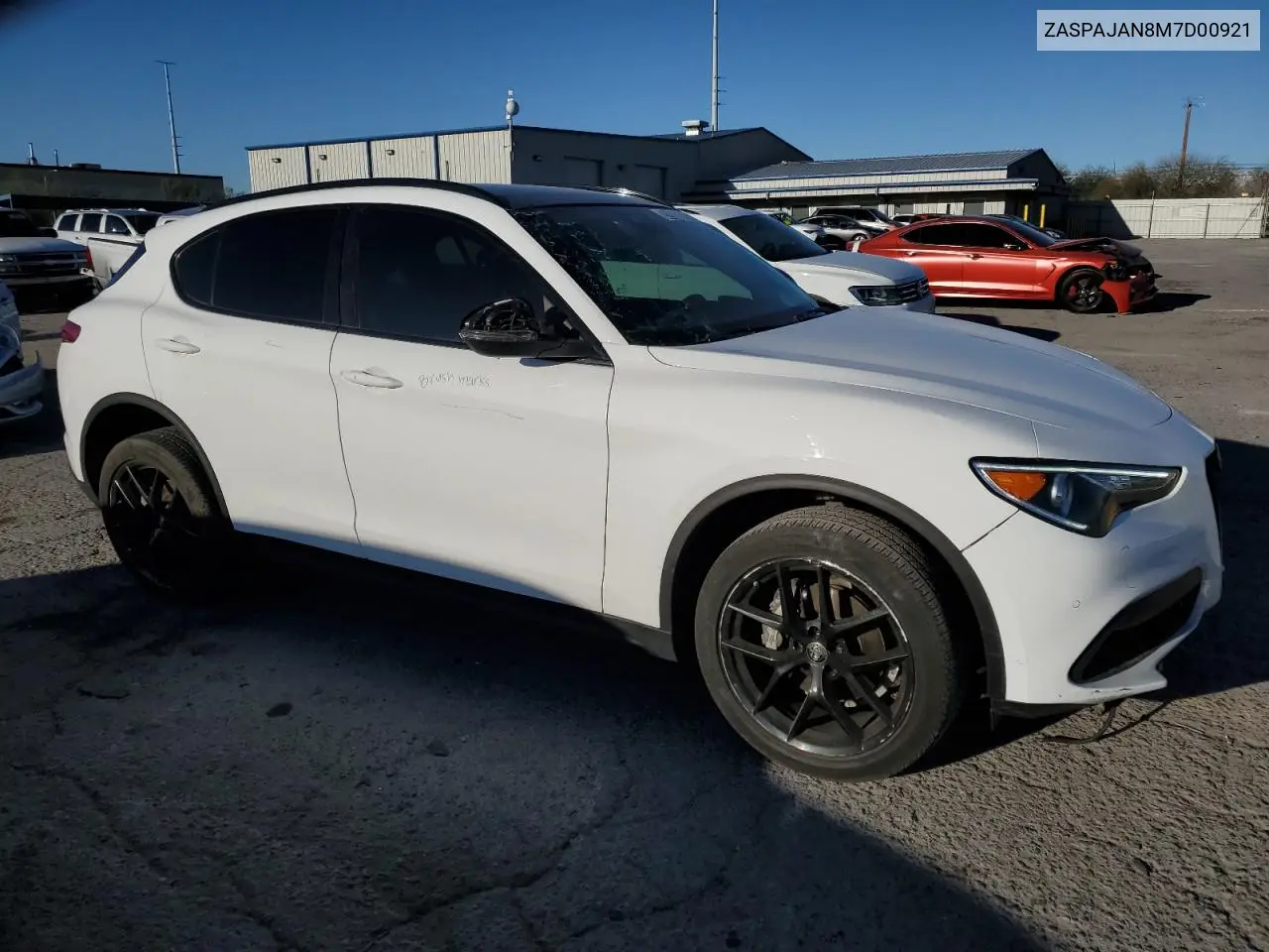 2021 Alfa Romeo Stelvio Sport VIN: ZASPAJAN8M7D00921 Lot: 48017685