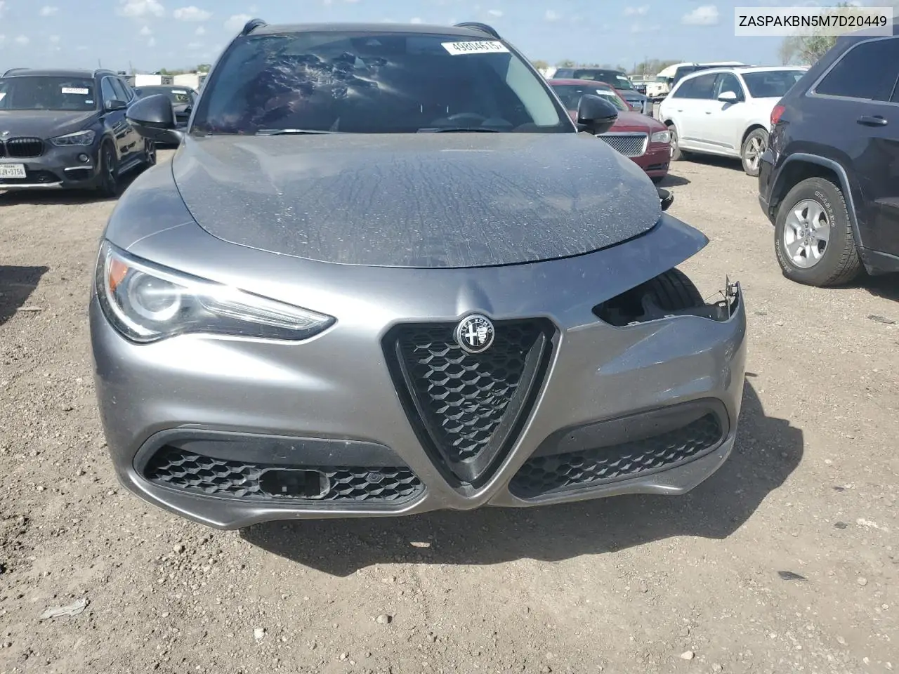 2021 Alfa Romeo Stelvio Ti VIN: ZASPAKBN5M7D20449 Lot: 49804615