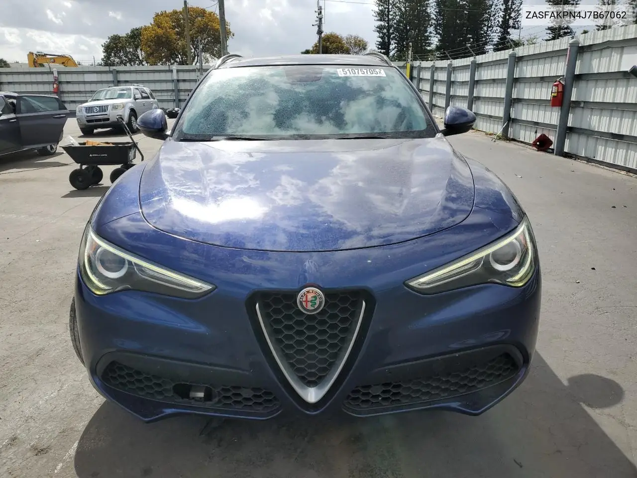 2018 Alfa Romeo Stelvio Sport VIN: ZASFAKPN4J7B67062 Lot: 51075705