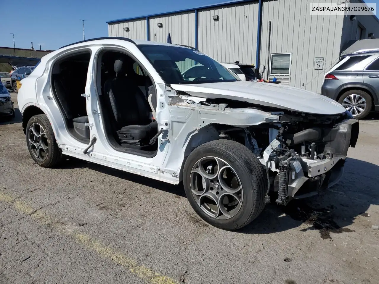 2021 Alfa Romeo Stelvio Sport VIN: ZASPAJAN3M7C99676 Lot: 52385805