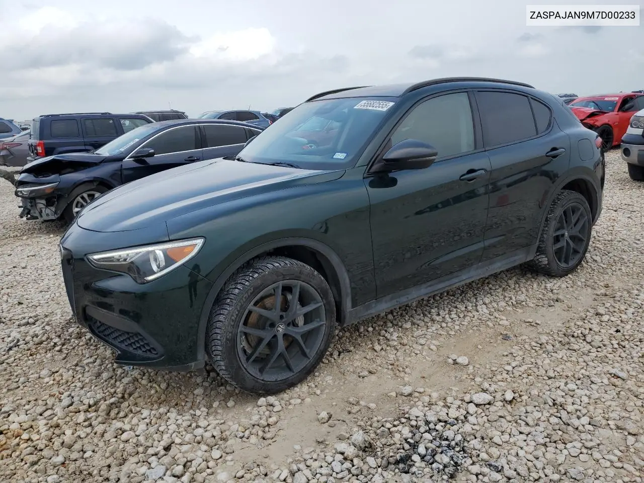 2021 Alfa Romeo Stelvio Sport VIN: ZASPAJAN9M7D00233 Lot: 55682555