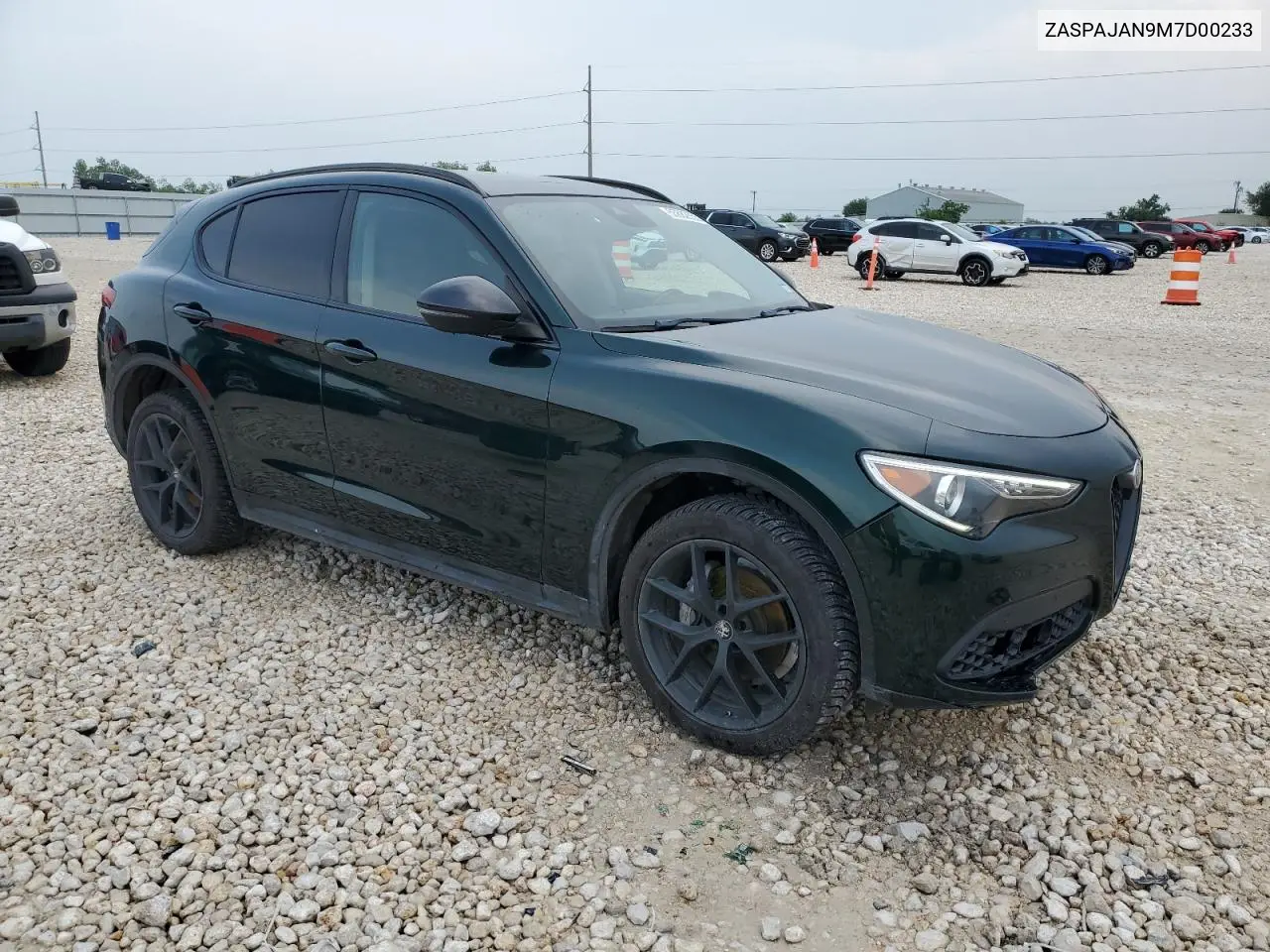 2021 Alfa Romeo Stelvio Sport VIN: ZASPAJAN9M7D00233 Lot: 55682555