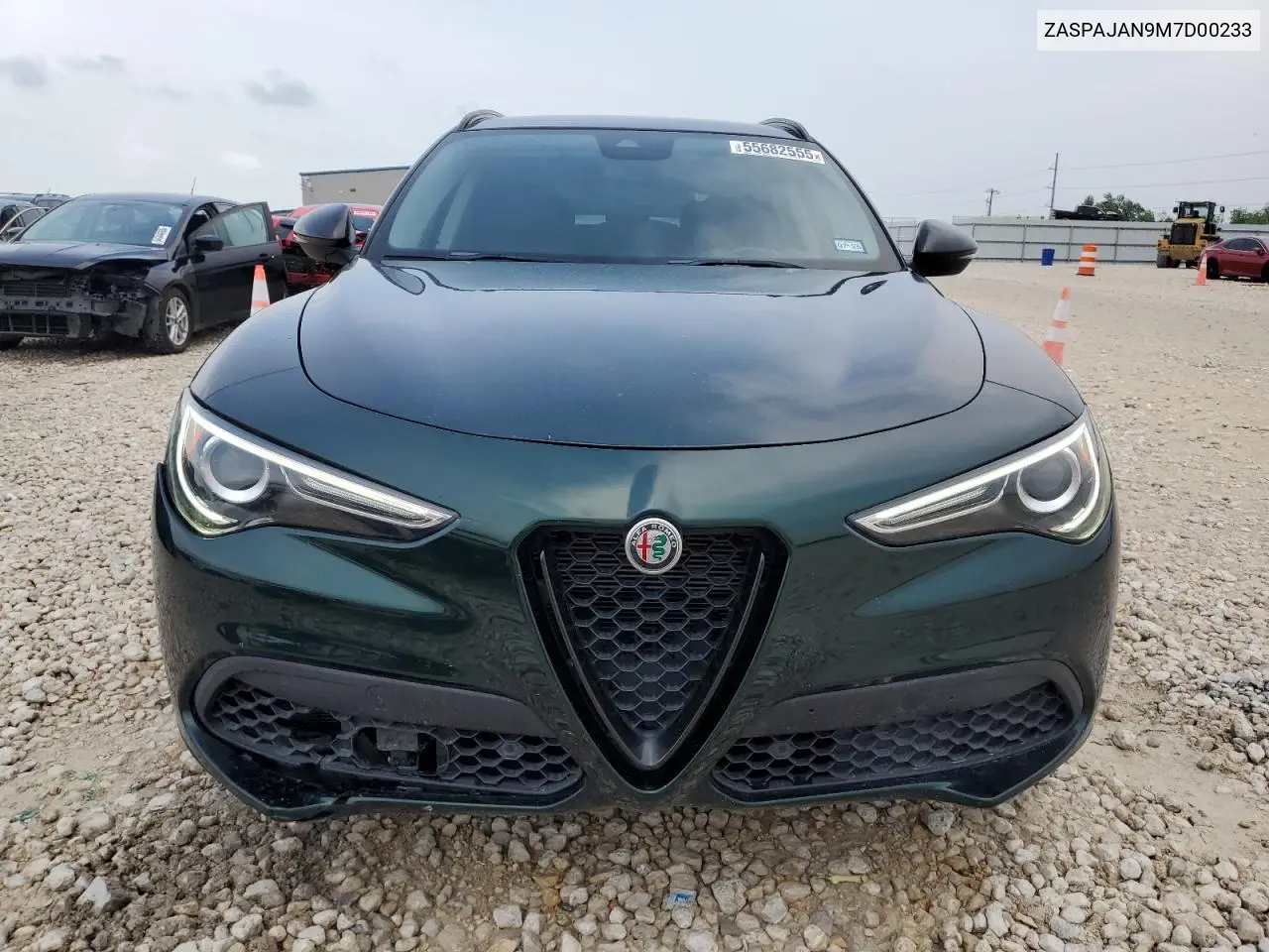 2021 Alfa Romeo Stelvio Sport VIN: ZASPAJAN9M7D00233 Lot: 55682555
