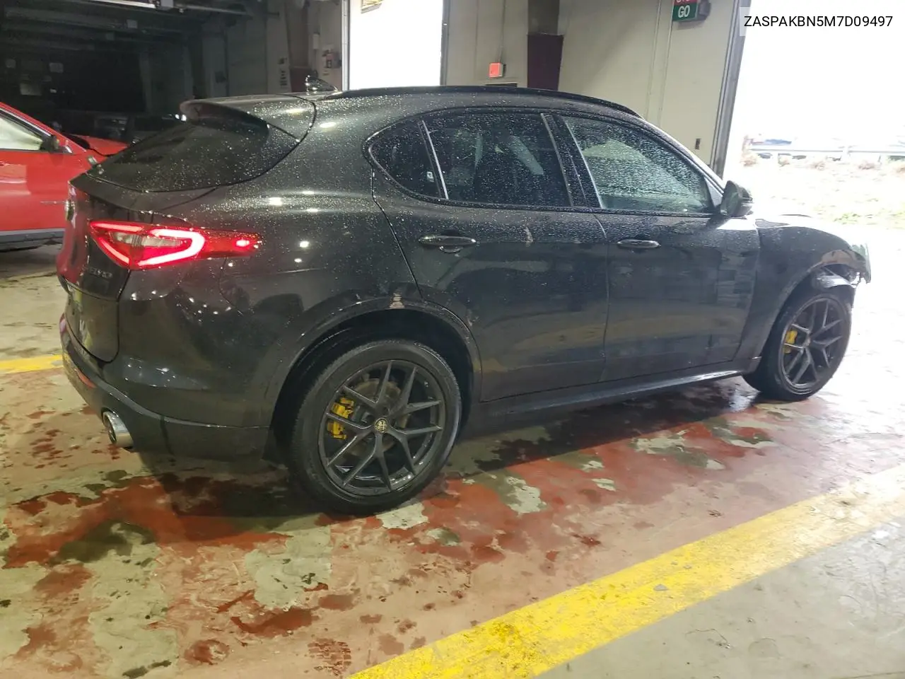 2021 Alfa Romeo Stelvio Ti VIN: ZASPAKBN5M7D09497 Lot: 56133725