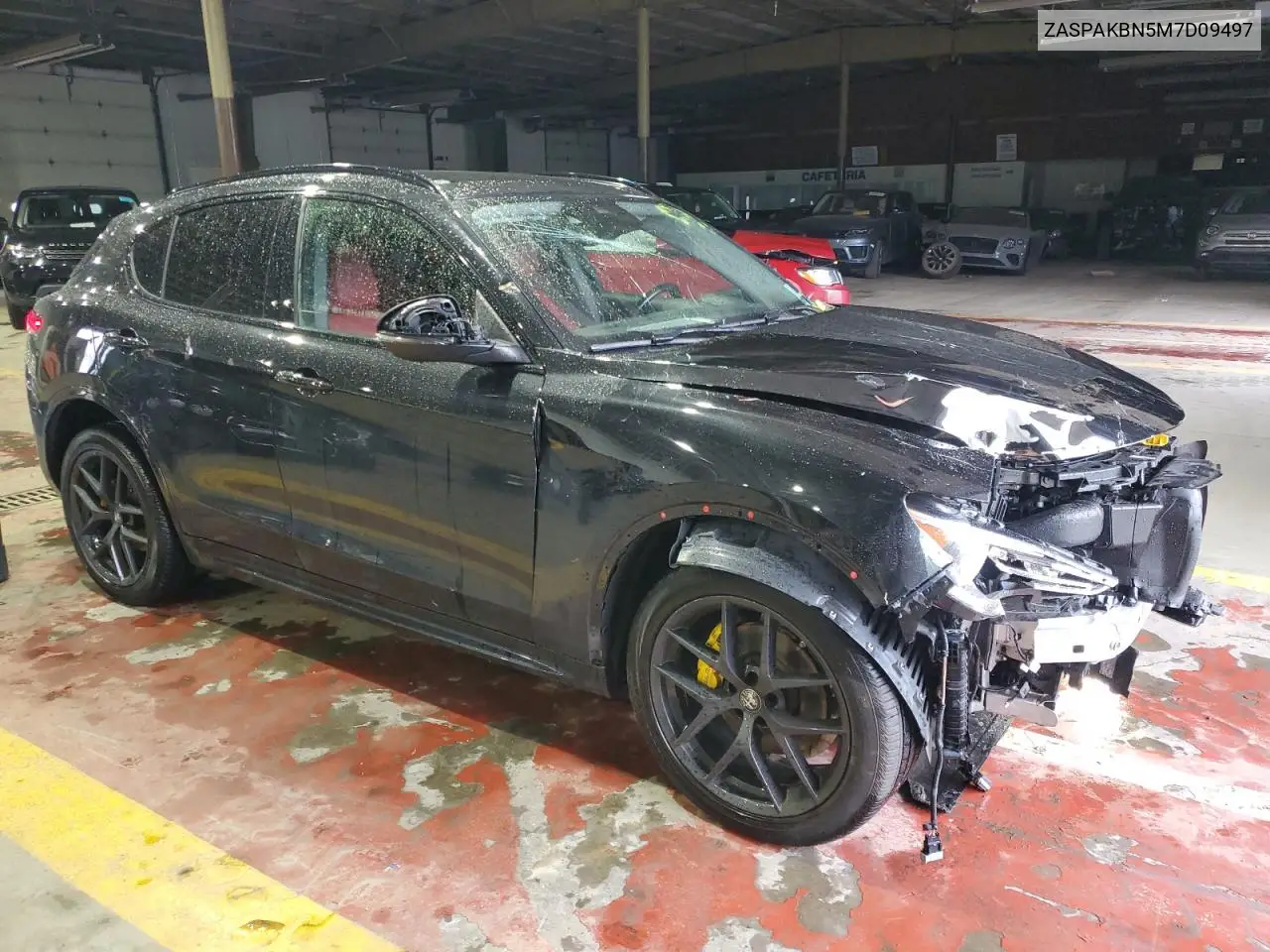2021 Alfa Romeo Stelvio Ti VIN: ZASPAKBN5M7D09497 Lot: 56133725