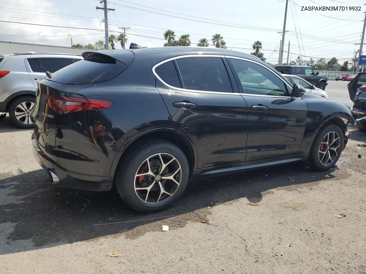 2021 Alfa Romeo Stelvio Ti VIN: ZASPAKBN3M7D19932 Lot: 56175885