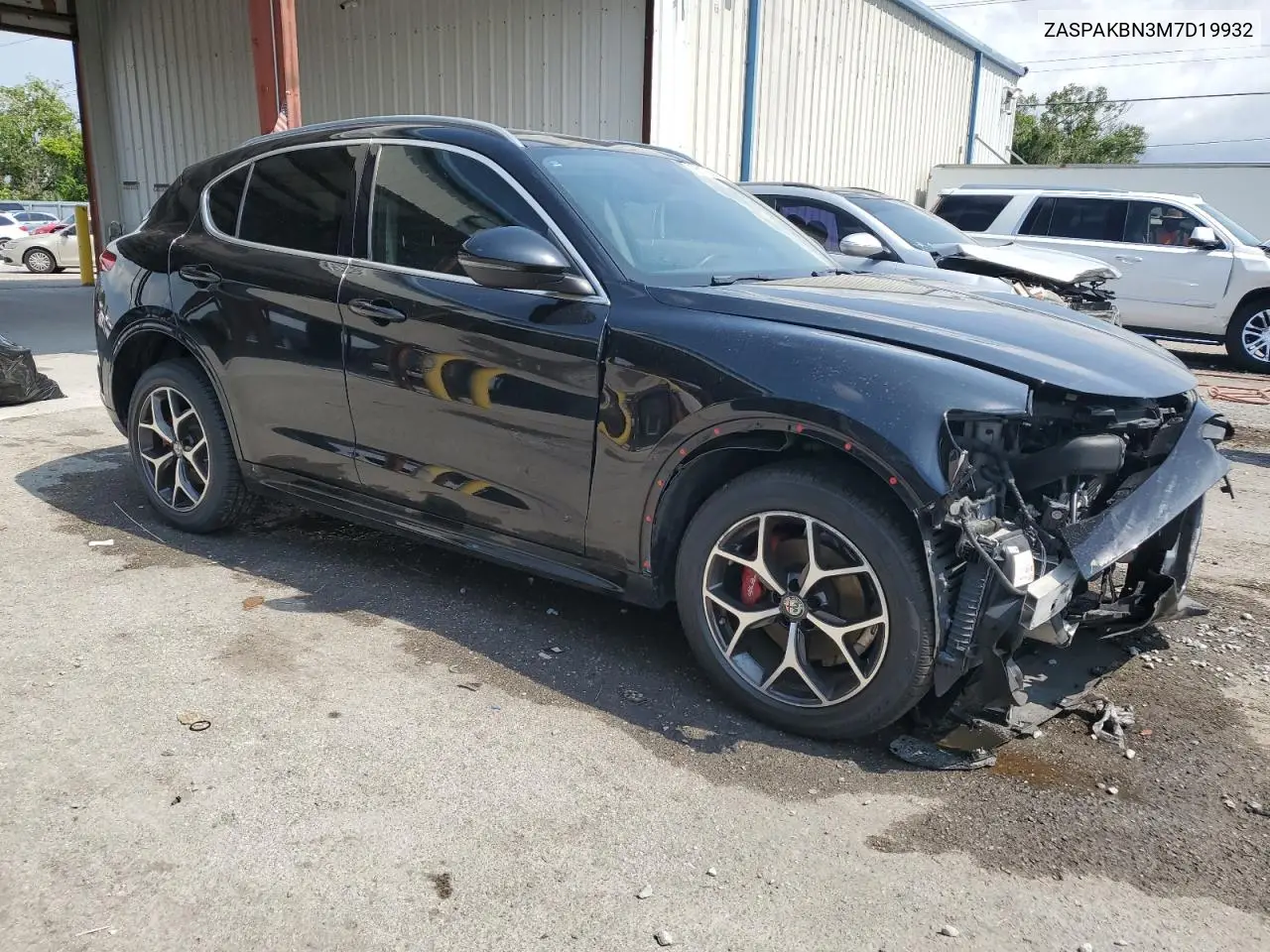 2021 Alfa Romeo Stelvio Ti VIN: ZASPAKBN3M7D19932 Lot: 56175885