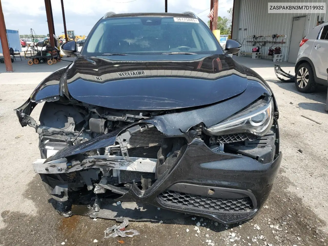 2021 Alfa Romeo Stelvio Ti VIN: ZASPAKBN3M7D19932 Lot: 56175885