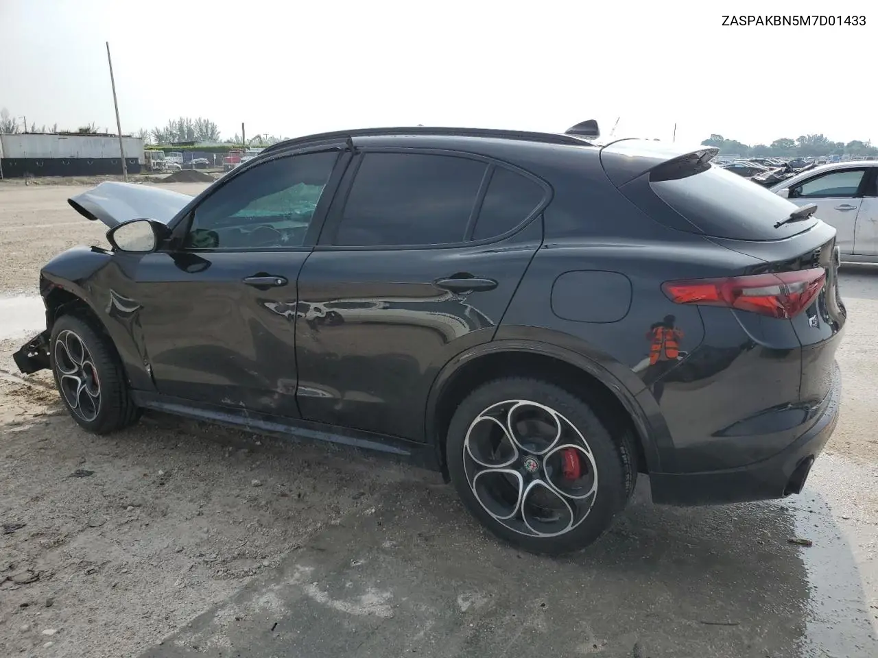 2021 Alfa Romeo Stelvio Ti VIN: ZASPAKBN5M7D01433 Lot: 58750305