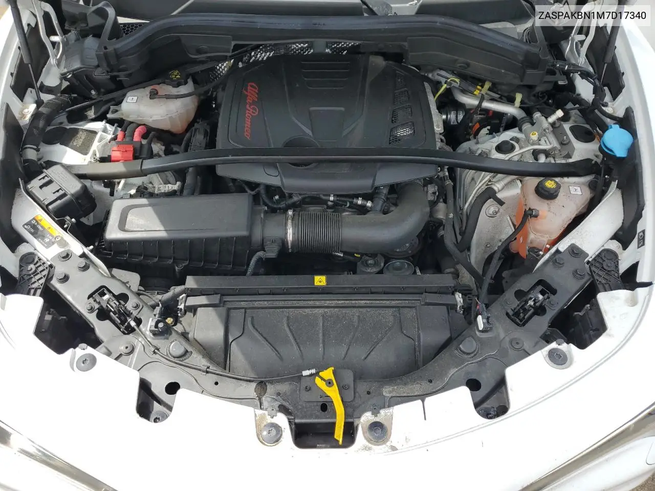 2021 Alfa Romeo Stelvio Ti VIN: ZASPAKBN1M7D17340 Lot: 60436035
