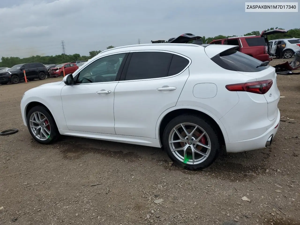 2021 Alfa Romeo Stelvio Ti VIN: ZASPAKBN1M7D17340 Lot: 60436035