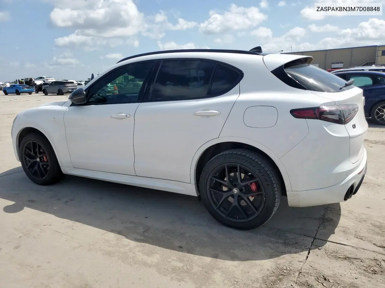 2021 Alfa Romeo Stelvio Ti VIN: ZASPAKBN3M7D08848 Lot: 61918645