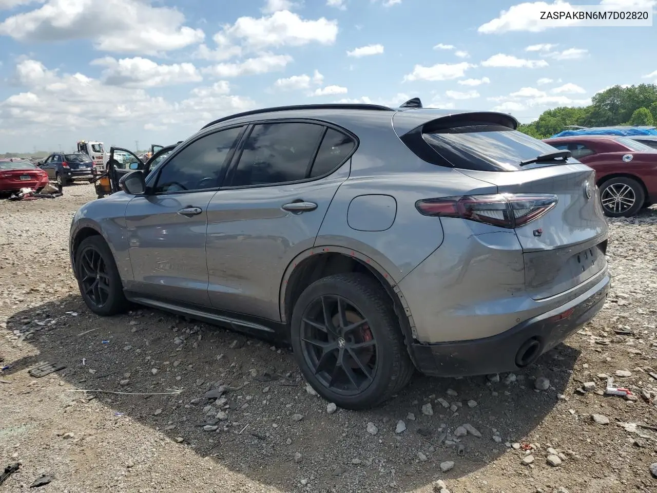 2021 Alfa Romeo Stelvio Ti VIN: ZASPAKBN6M7D02820 Lot: 62743725