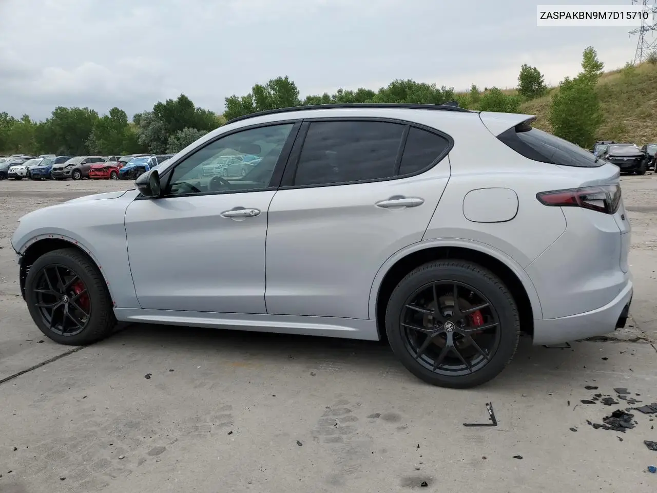 2021 Alfa Romeo Stelvio Ti VIN: ZASPAKBN9M7D15710 Lot: 64444305