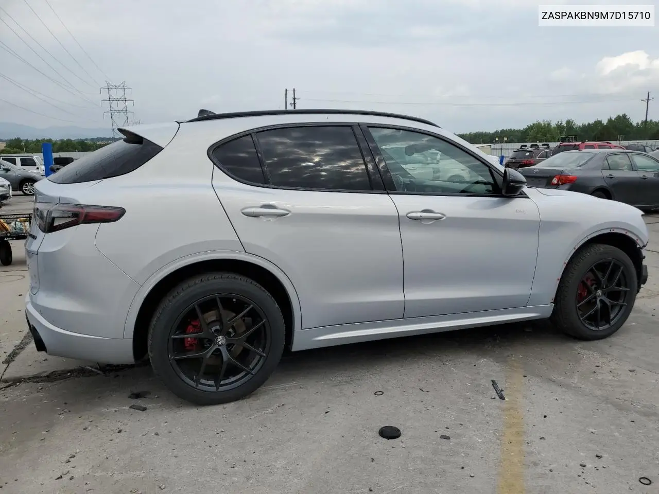 2021 Alfa Romeo Stelvio Ti VIN: ZASPAKBN9M7D15710 Lot: 64444305