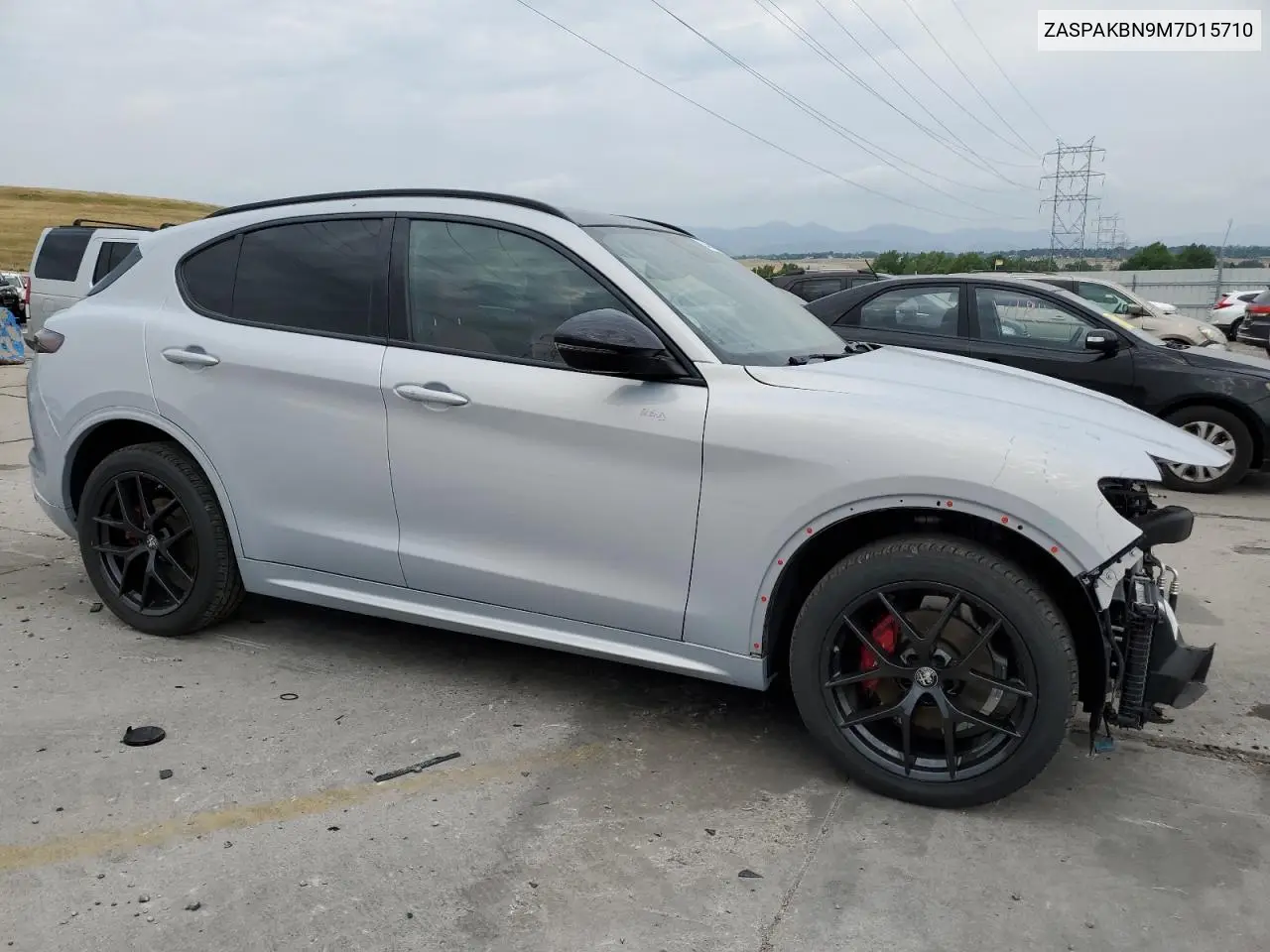 2021 Alfa Romeo Stelvio Ti VIN: ZASPAKBN9M7D15710 Lot: 64444305