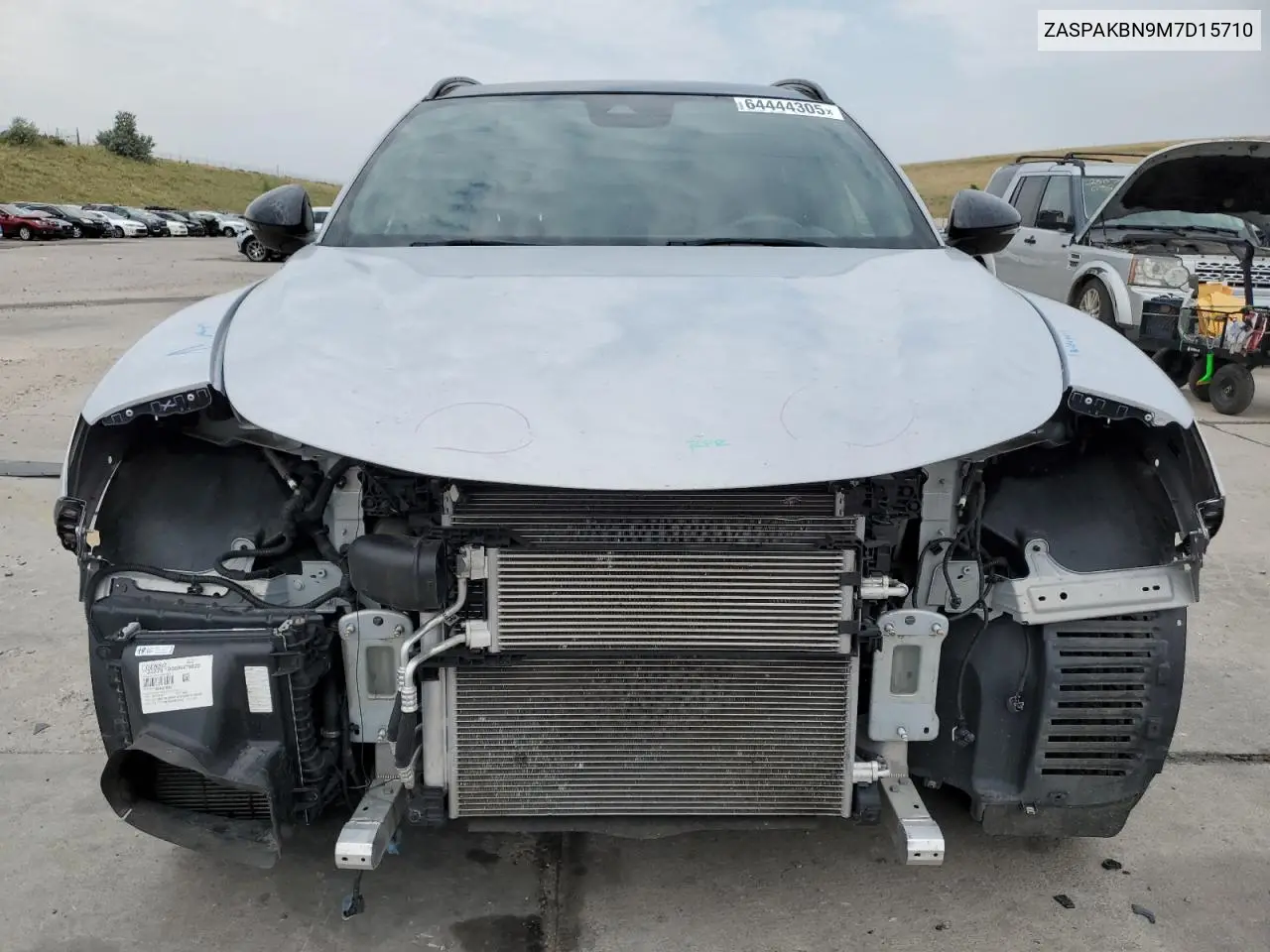 2021 Alfa Romeo Stelvio Ti VIN: ZASPAKBN9M7D15710 Lot: 64444305