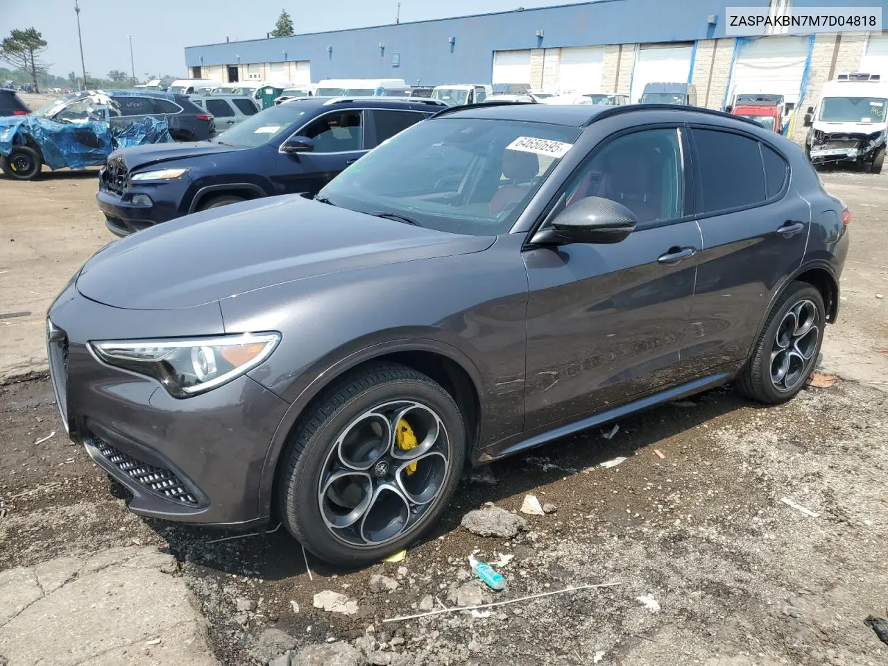 2021 Alfa Romeo Stelvio Ti VIN: ZASPAKBN7M7D04818 Lot: 64650695