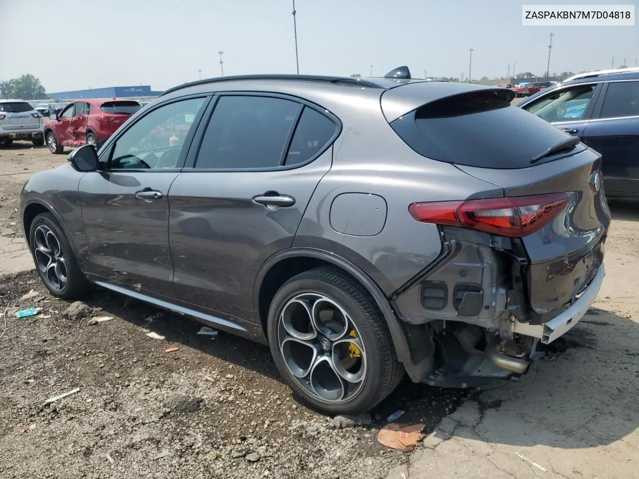 2021 Alfa Romeo Stelvio Ti VIN: ZASPAKBN7M7D04818 Lot: 64650695
