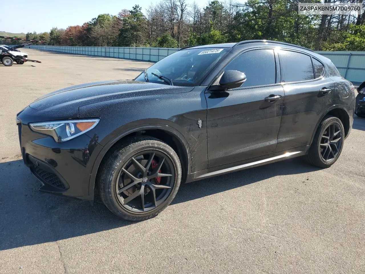2021 Alfa Romeo Stelvio Ti VIN: ZASPAKBN5M7D09760 Lot: 65021475