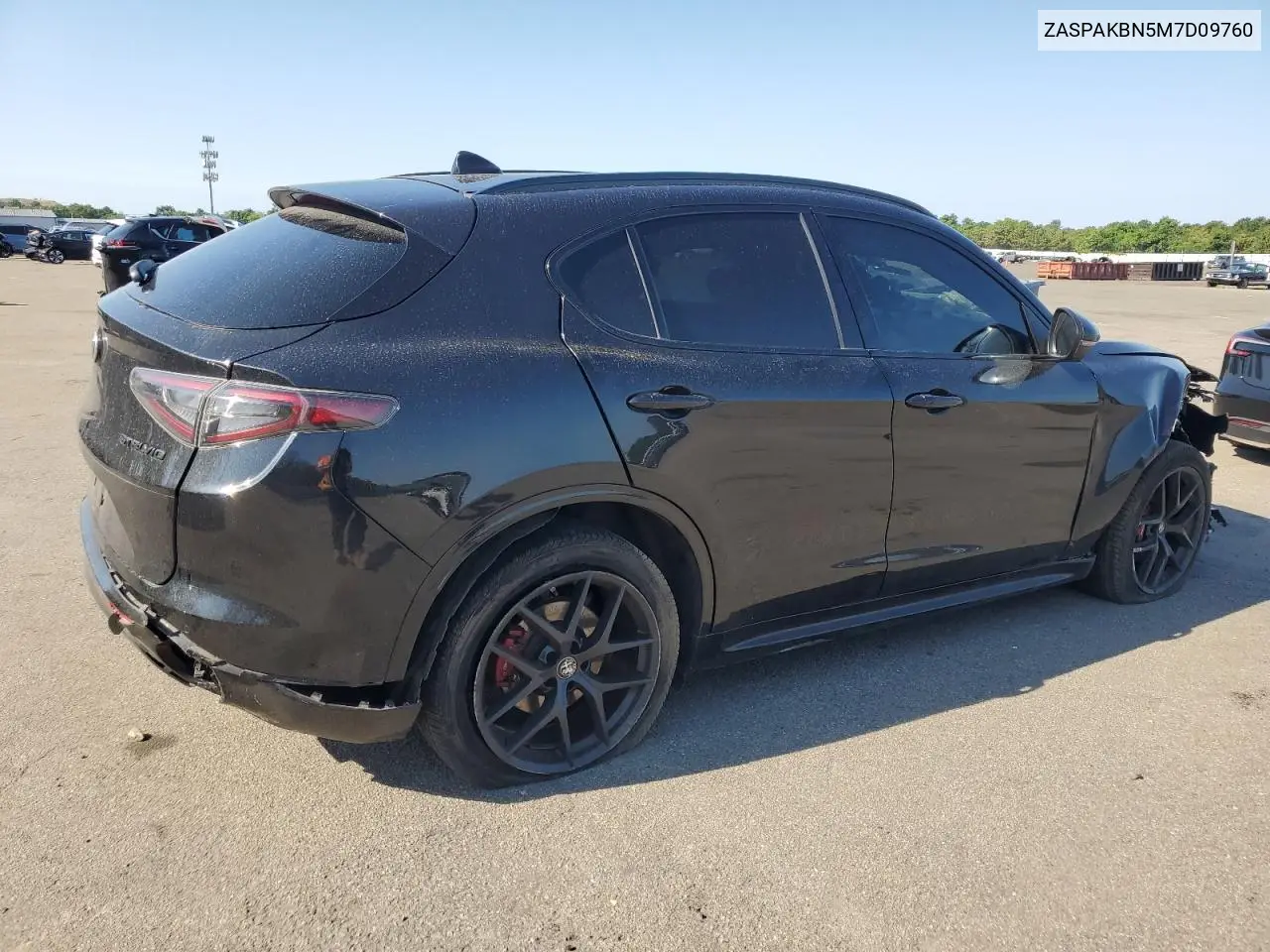 2021 Alfa Romeo Stelvio Ti VIN: ZASPAKBN5M7D09760 Lot: 65021475