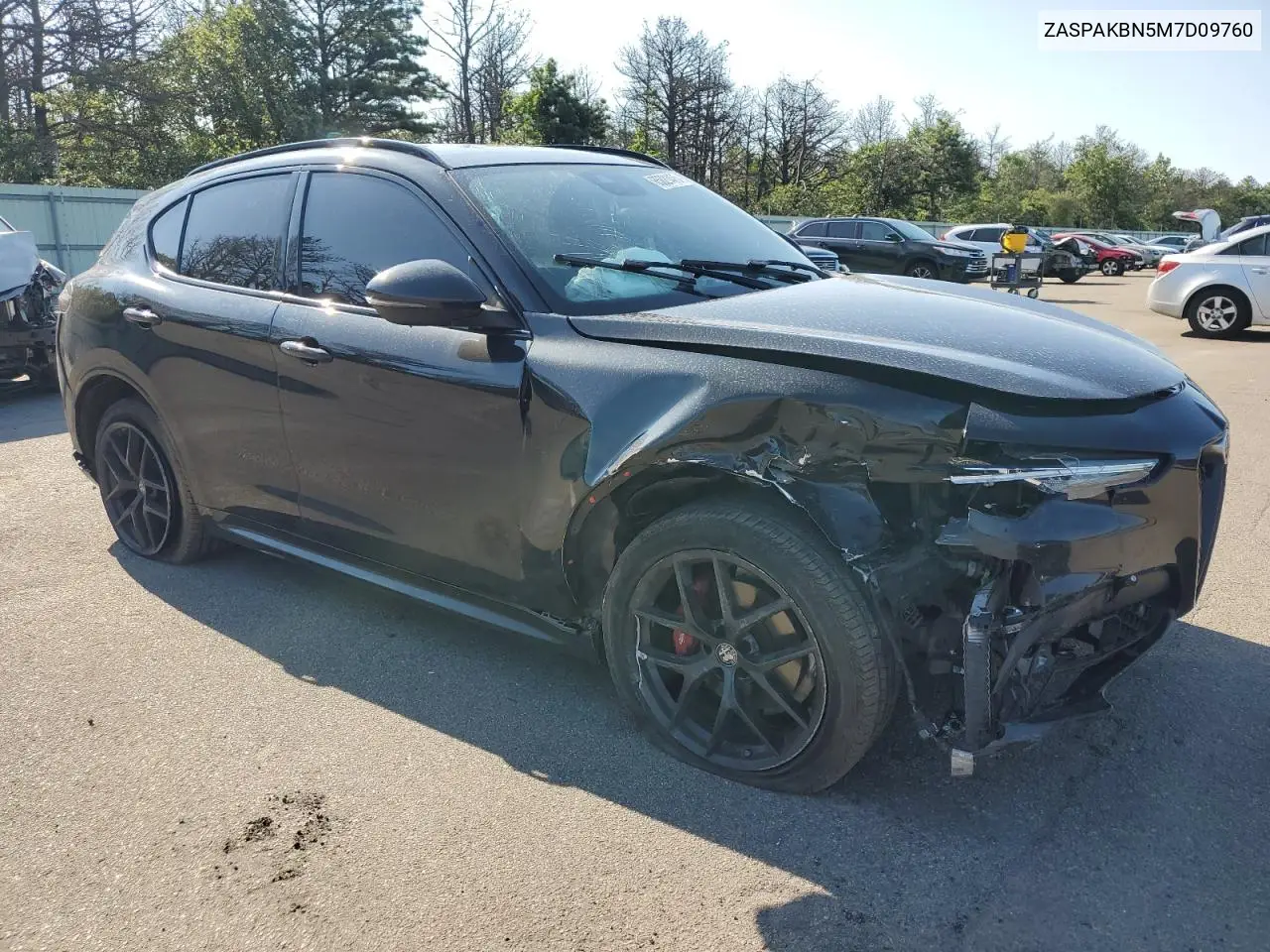 2021 Alfa Romeo Stelvio Ti VIN: ZASPAKBN5M7D09760 Lot: 65021475