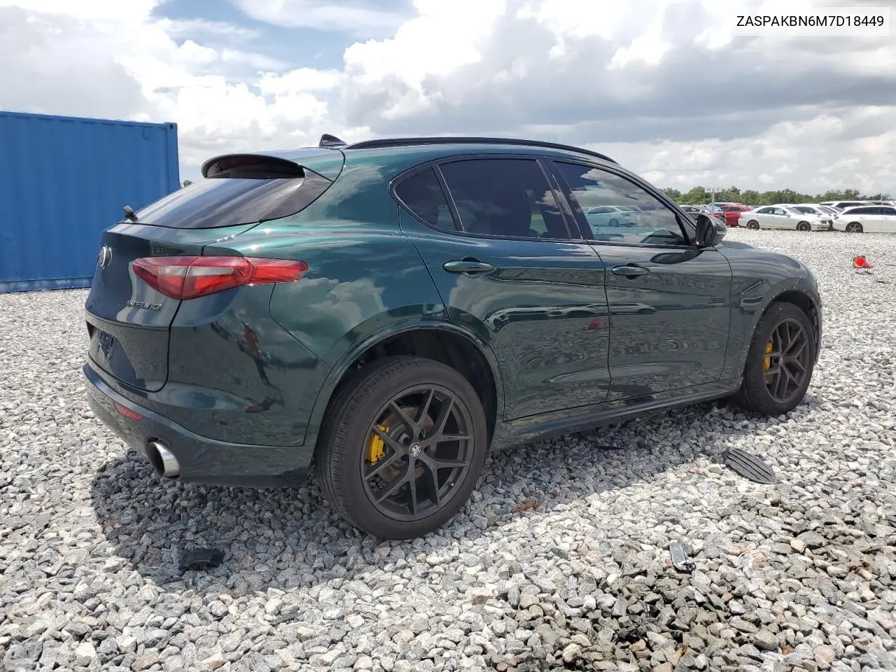 2021 Alfa Romeo Stelvio Ti VIN: ZASPAKBN6M7D18449 Lot: 65200875
